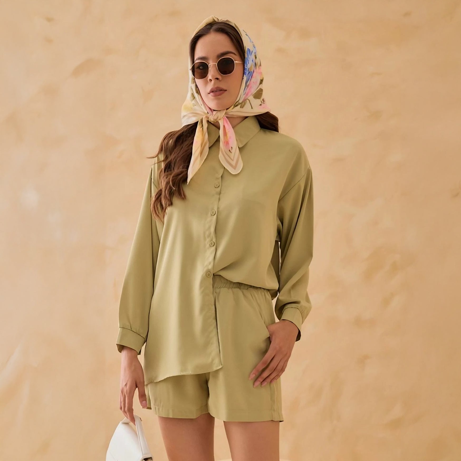 Conjunto De Camisa y Short en Colores Pastel - ROXANZ