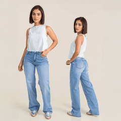 Jeans Wide Leg JS Denim Soft Ajuste Perfecto - ROXANZ