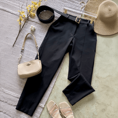Pantalones Elegantes con Cinturón para Mujer - ROXANZ