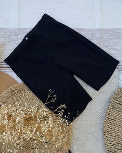 Short Biker Versátil Negro para Mujer Estilo Casual Urbano - Roxanz