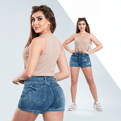 Short de Mezclilla Azul para Mujer Kosch Jeans - ROXANZ
