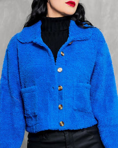 Chaqueta de Borrega con Botones - Roxanz