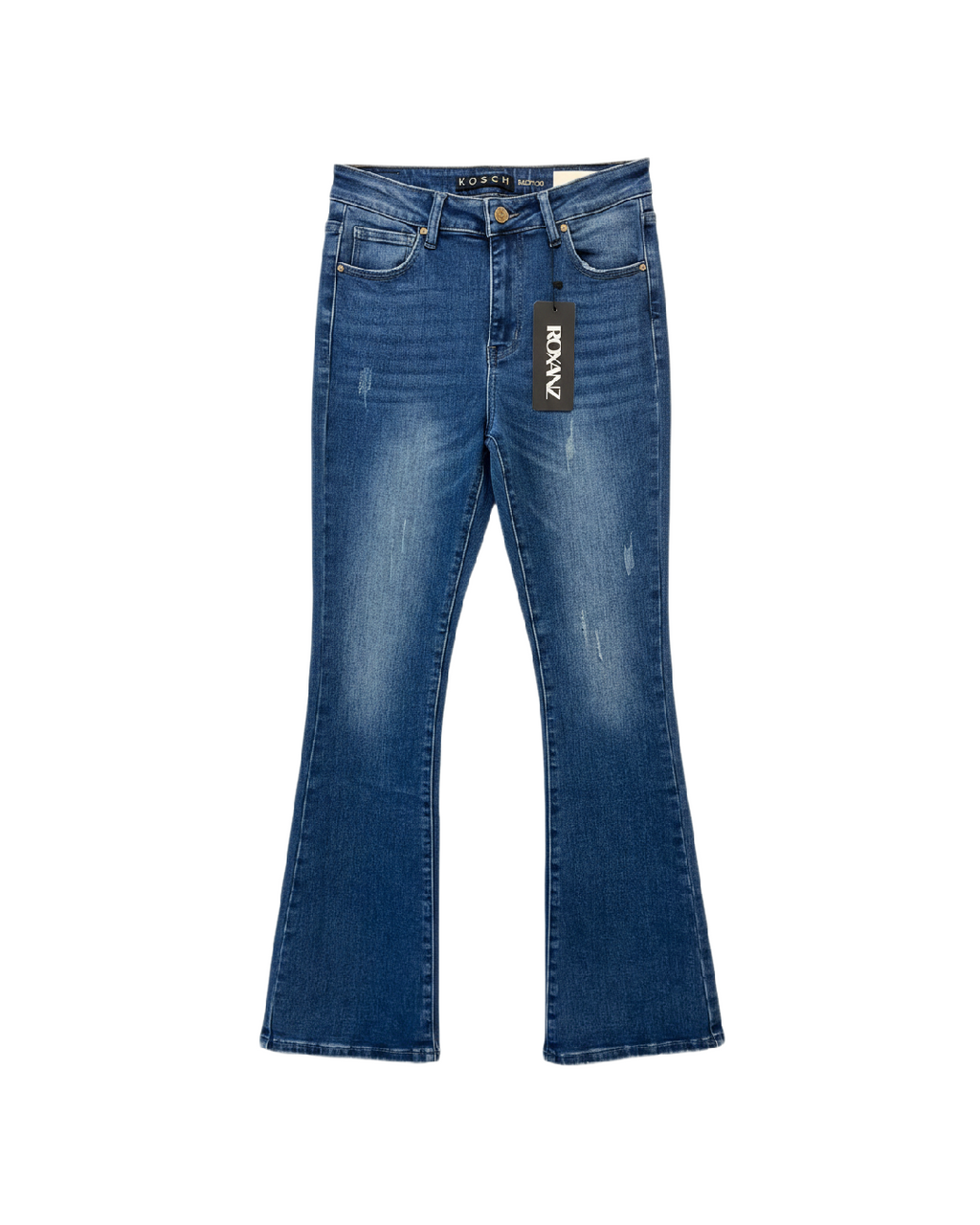 Jeans Mezclilla Bootcut Ajustado