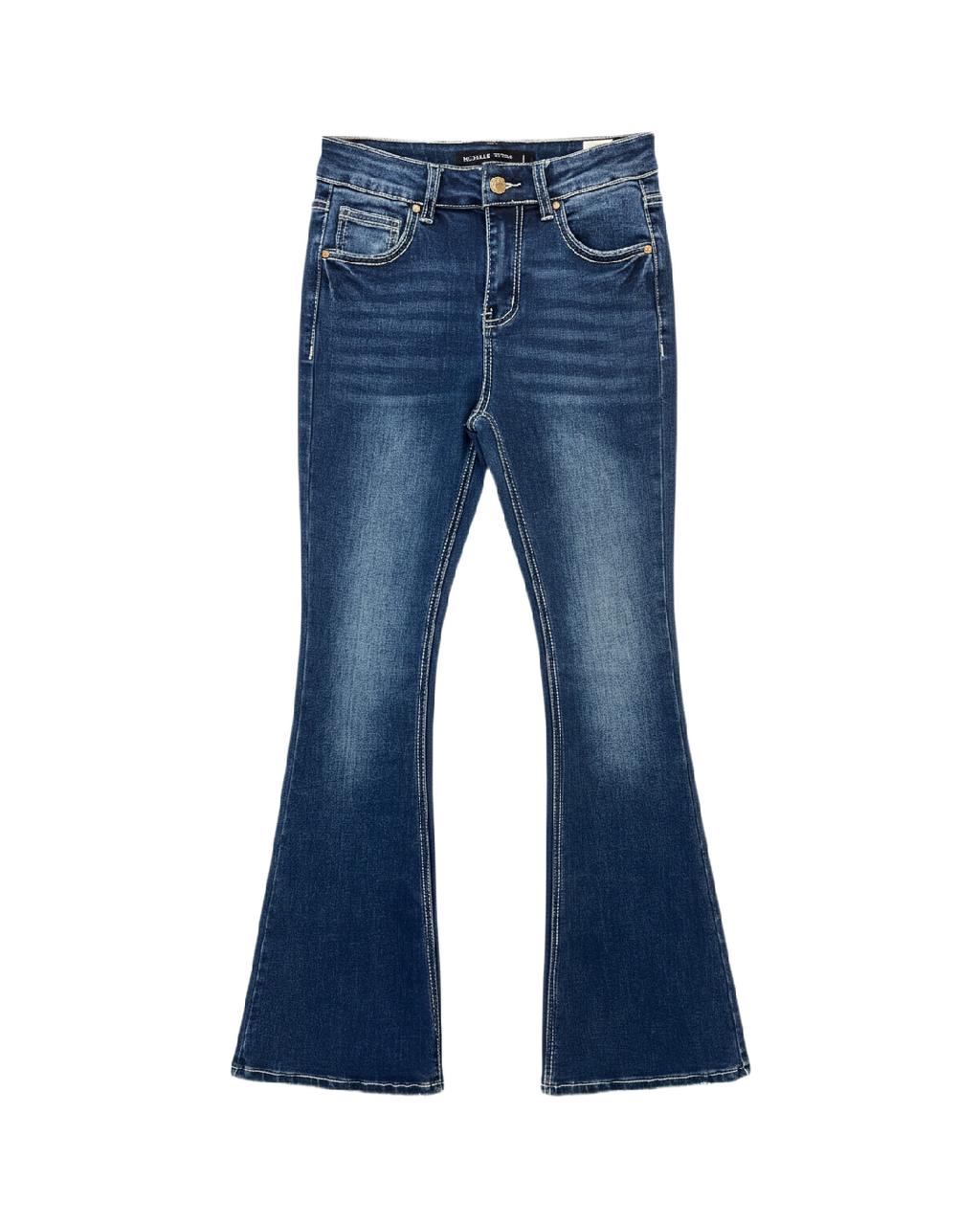 Jeans Campana Mezclilla Mujer