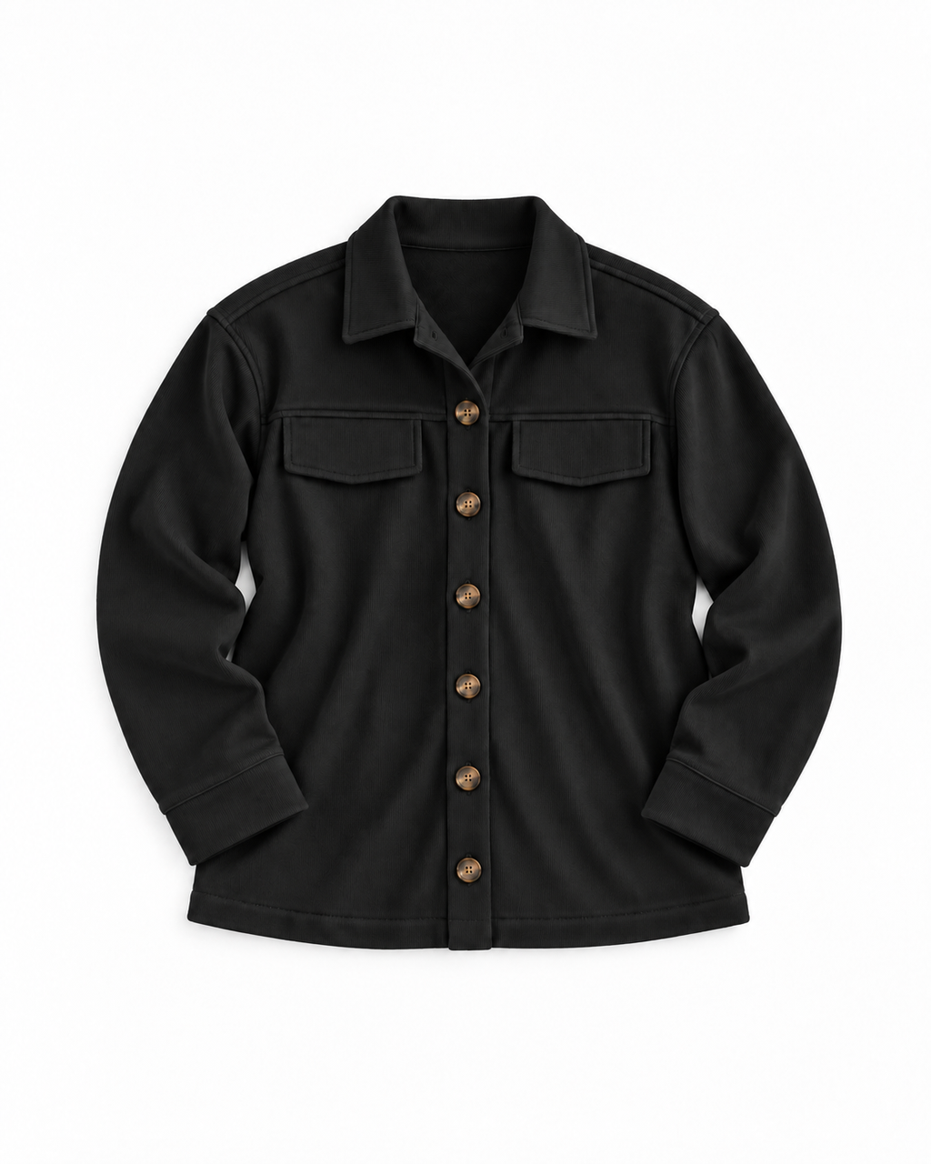 Chaqueta Casual Botones Bolsillos