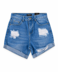 Short de Mezclilla Rasgado MF 760