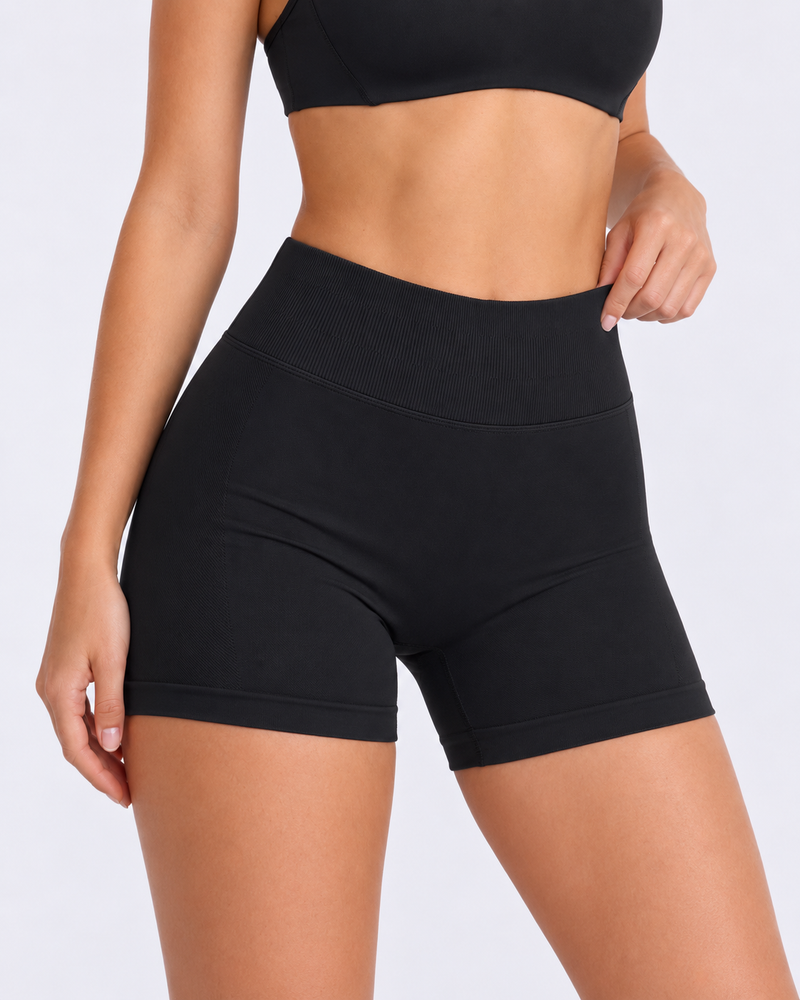 Shorts Deportivos Moldeadores Negro