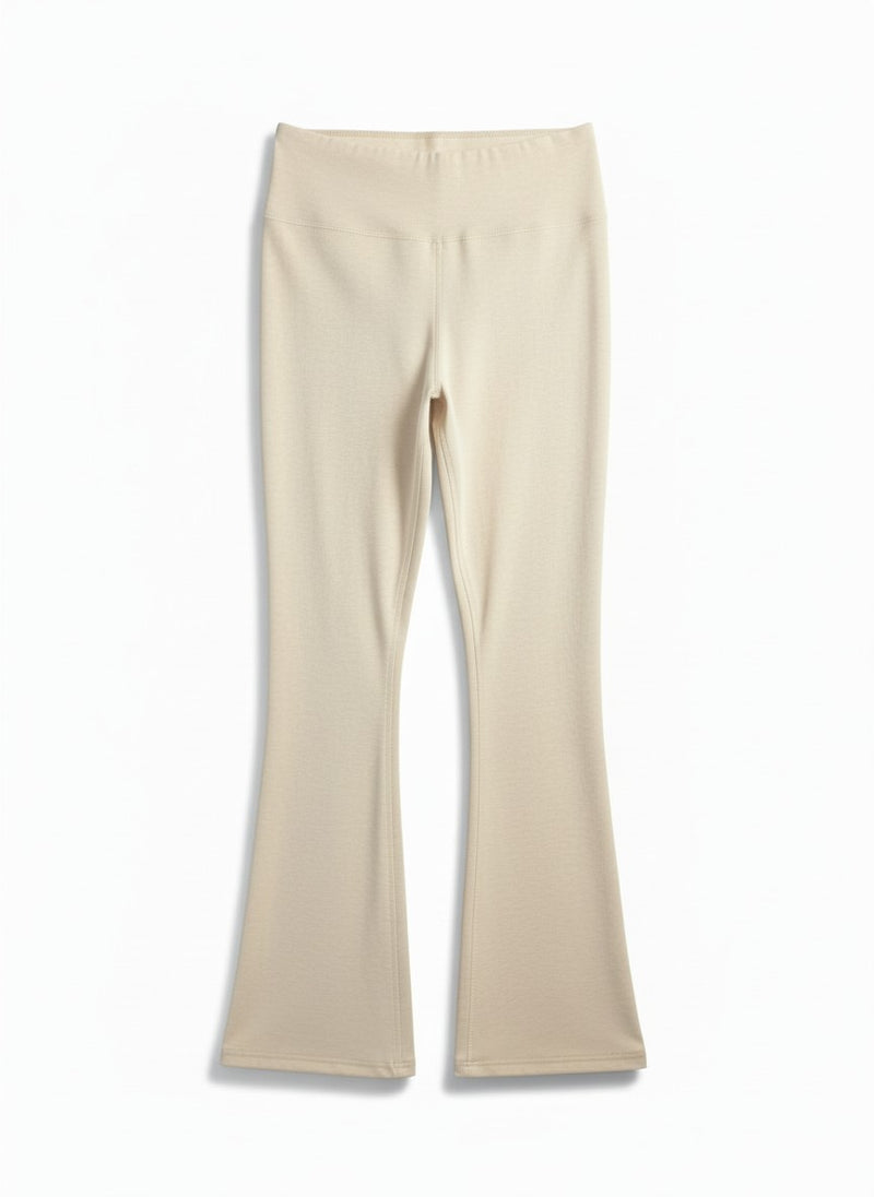 Leggins Deportivos de Campana Colores L/XL Beige