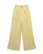 Pantalón Wide Leg Liso Casual