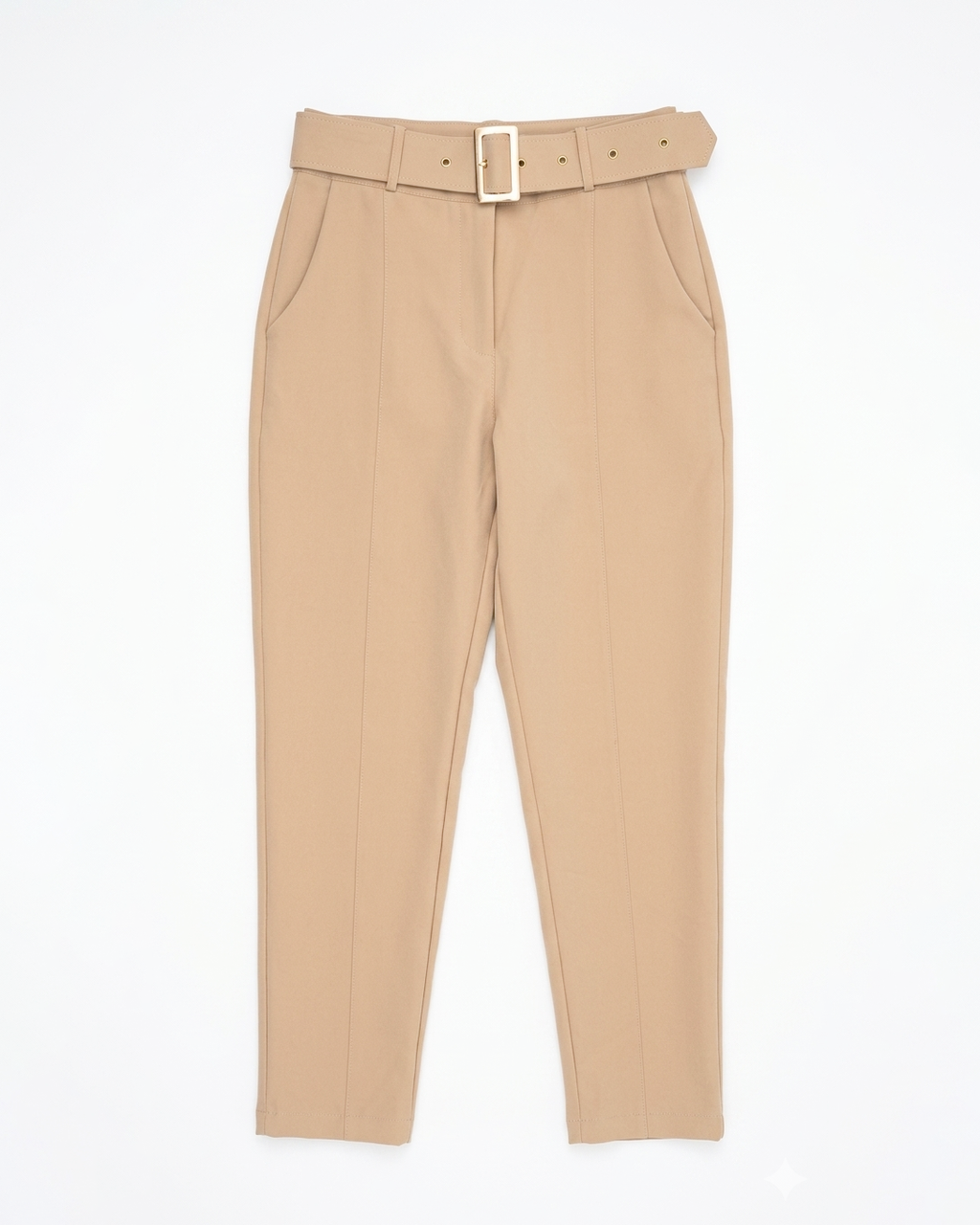 Pantalones Elegantes con Cinturón para Mujer