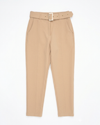 Pantalones Elegantes con Cinturón para Mujer
