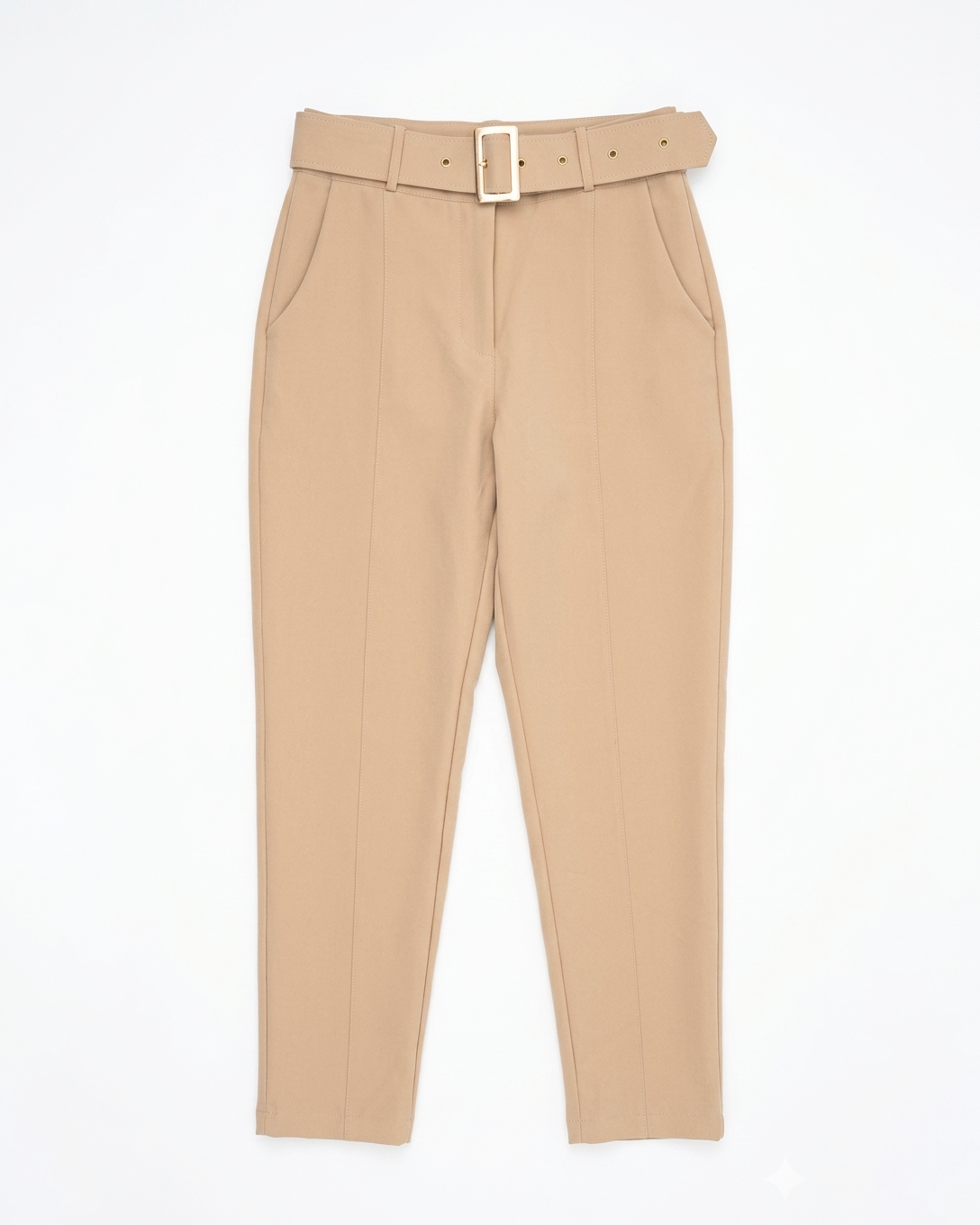 Pantalones Elegantes con Cinturón para Mujer