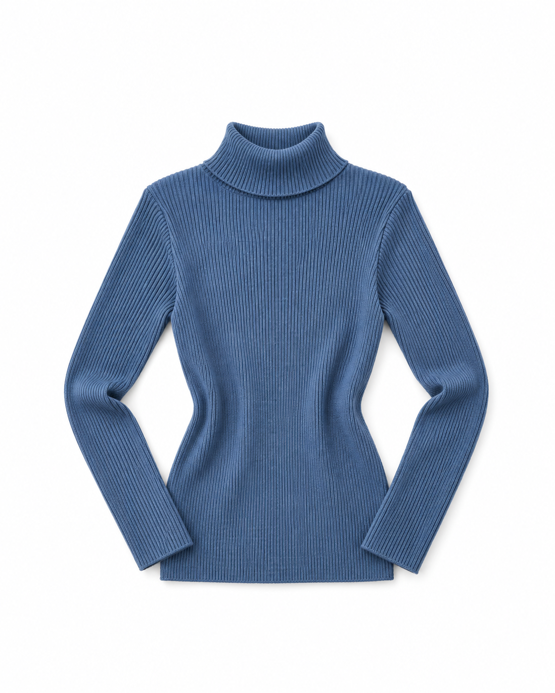 Blusa Manga Larga Acanalada