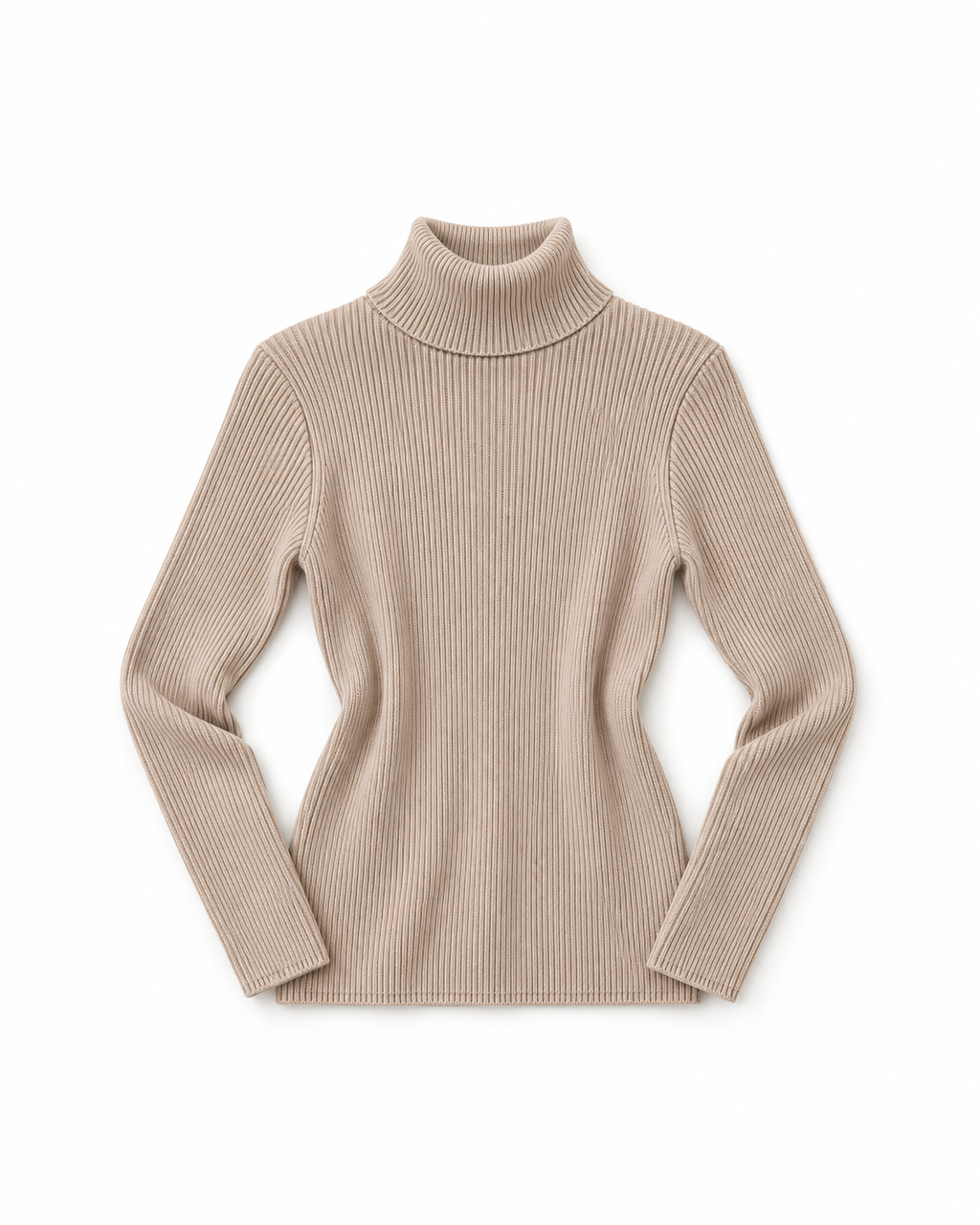 Blusa Manga Larga Acanalada