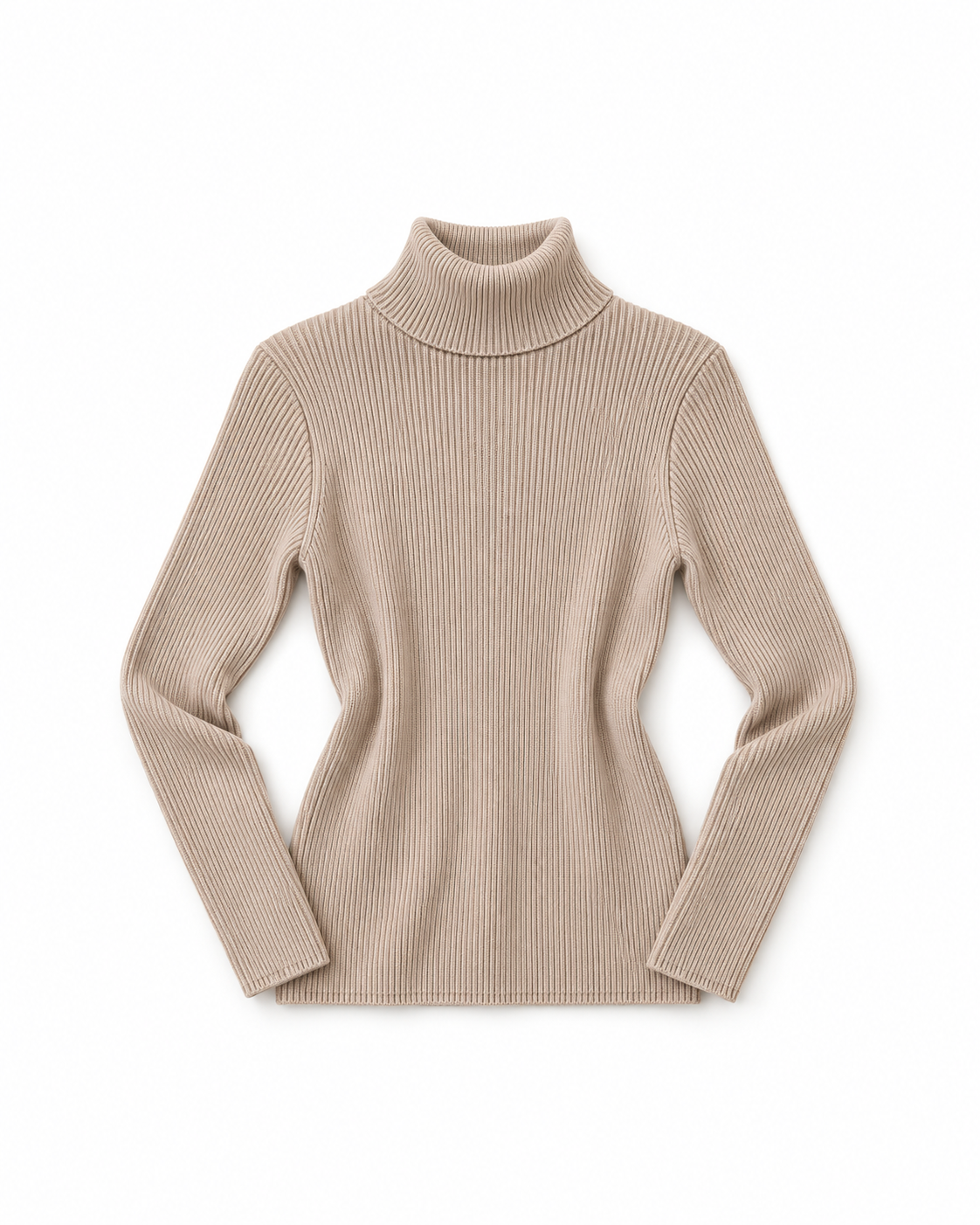 Blusa Manga Larga Acanalada
