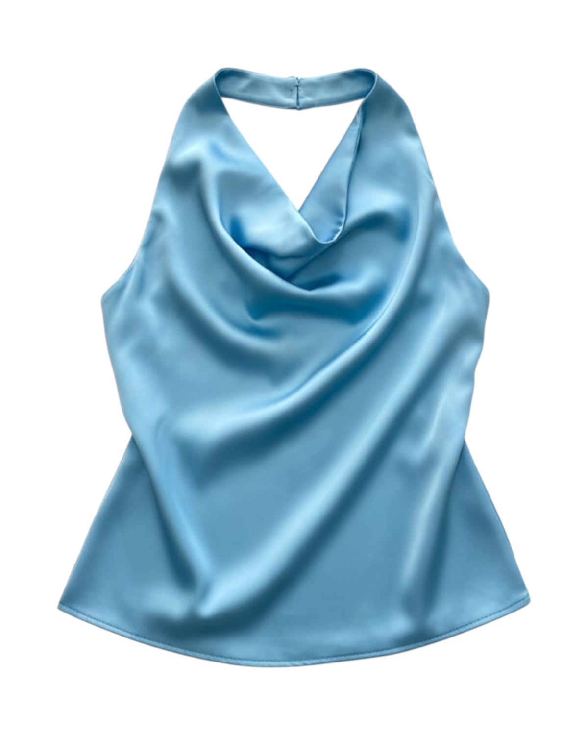 Top Satinado Escote Halter