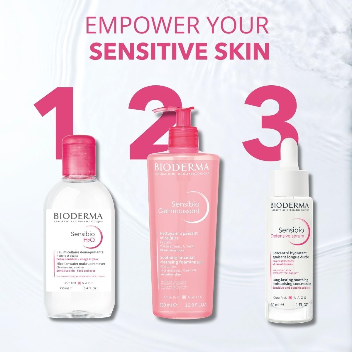 Bioderma Sensibio H2o, Agua Micelar Dermatológica, 250 Ml, Agua Micelar y desmaquillante para piel sensible - Roxanz