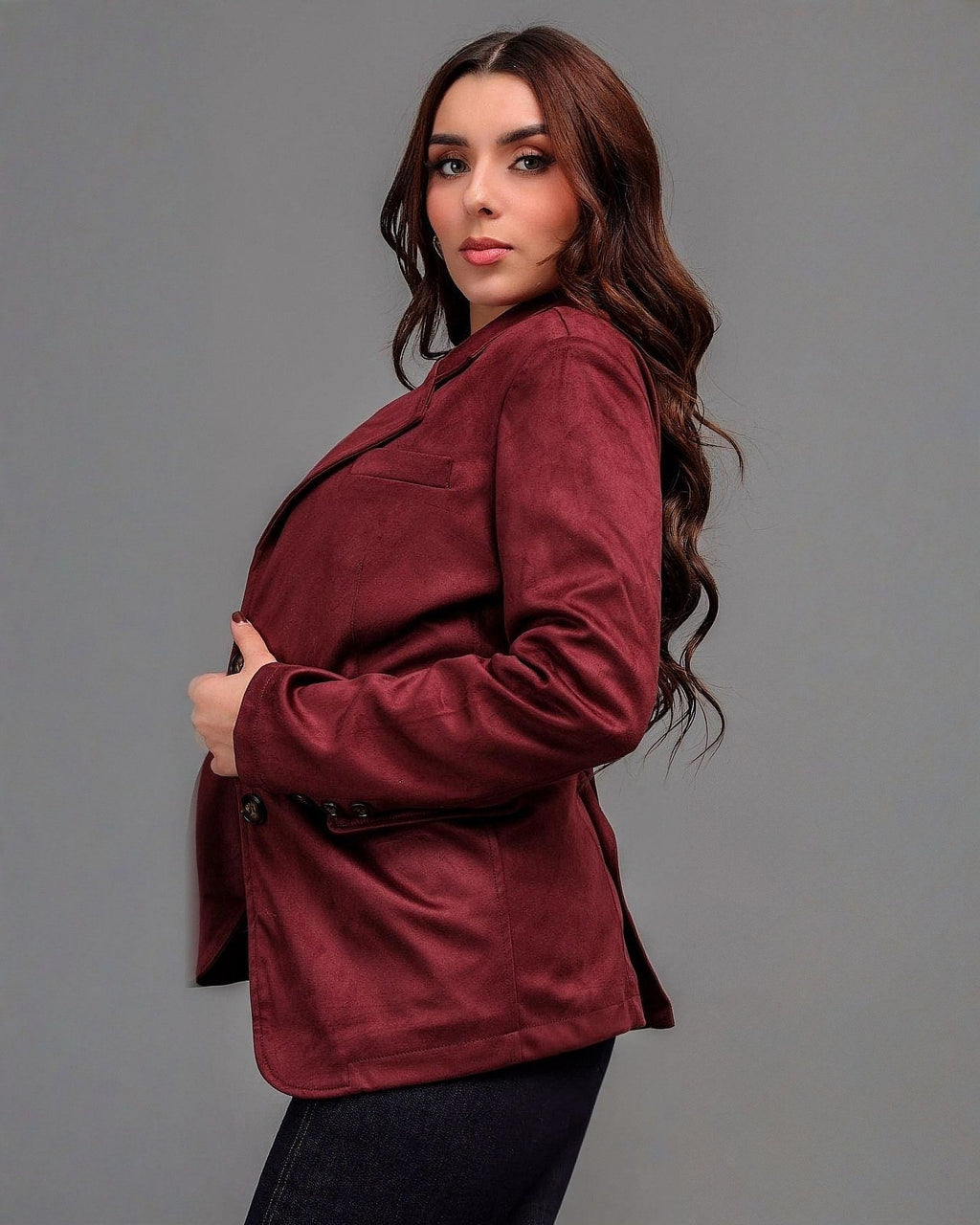 Blazer Mujer Elegante Corte Clásico - ROXANZ