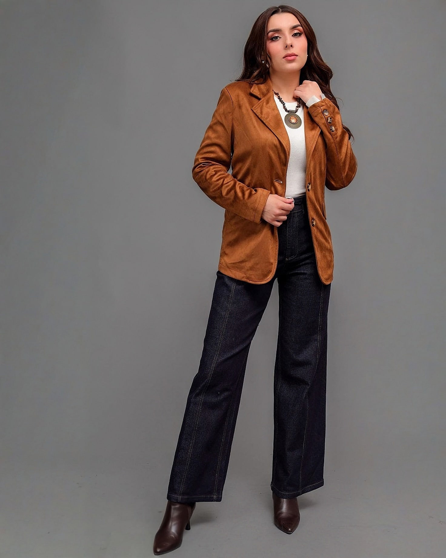 Blazer Mujer Elegante Corte Clásico - ROXANZ