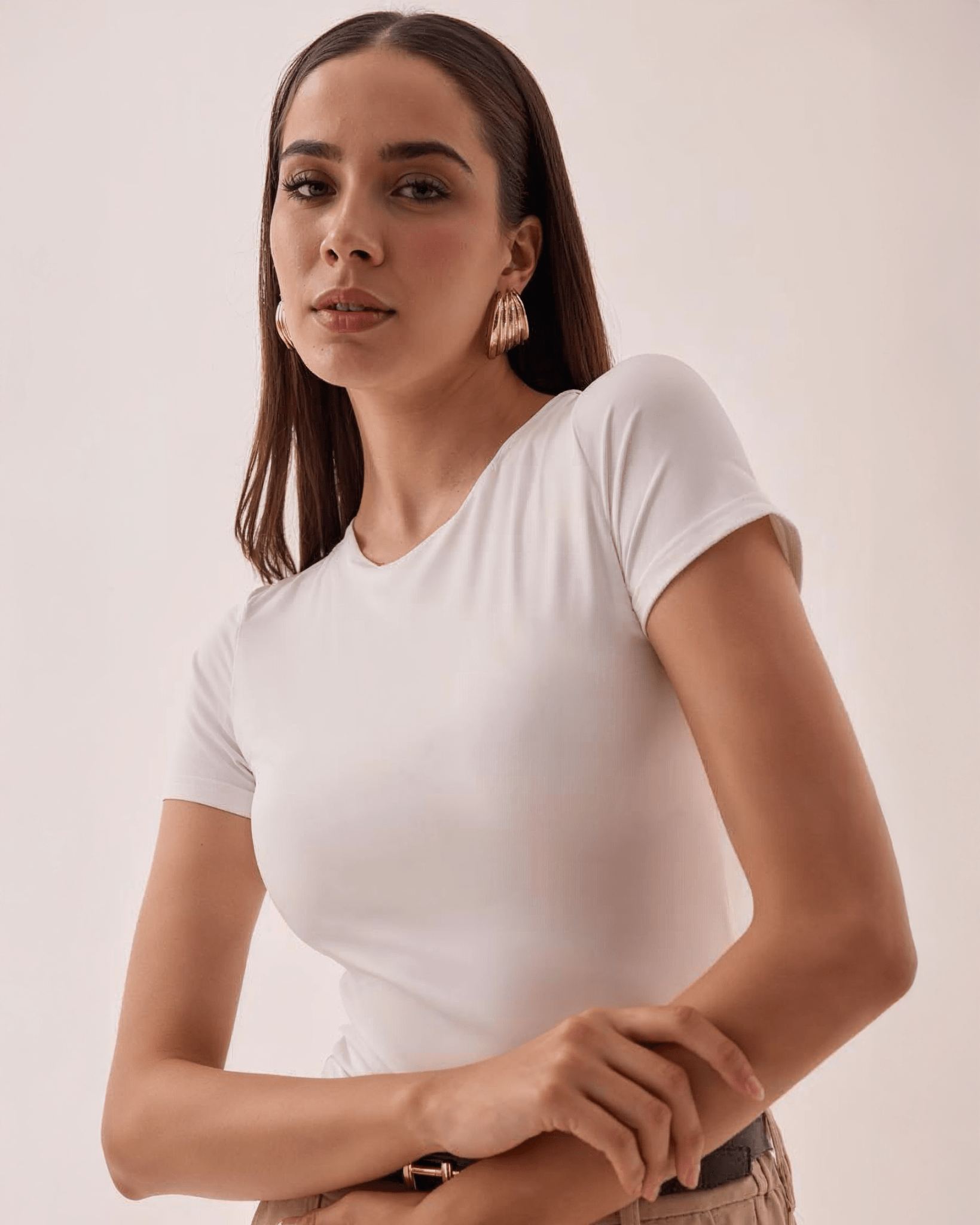 Blusa Casual de Manga Corta para Mujer - ROXANZ