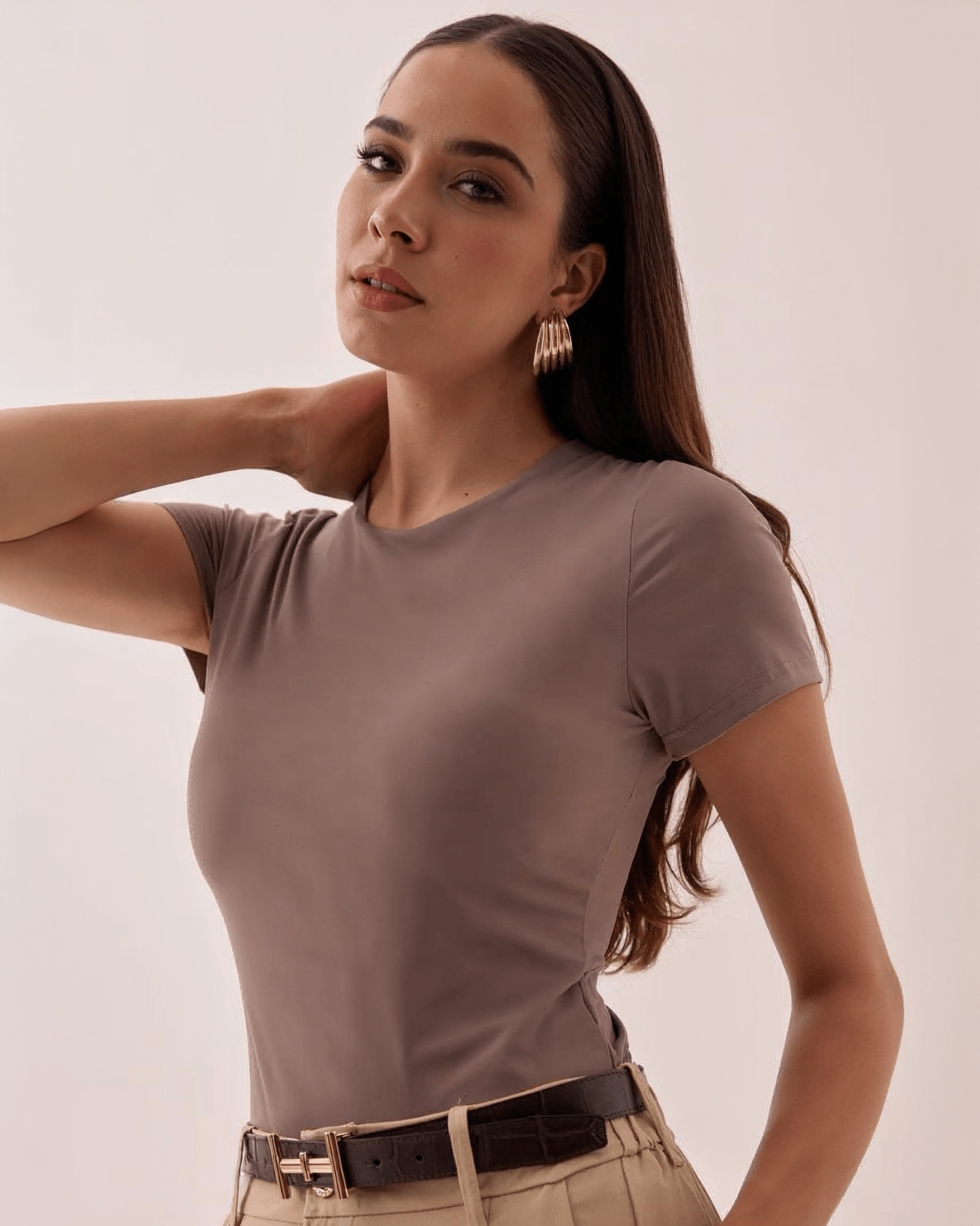 Blusa Casual de Manga Corta para Mujer - ROXANZ