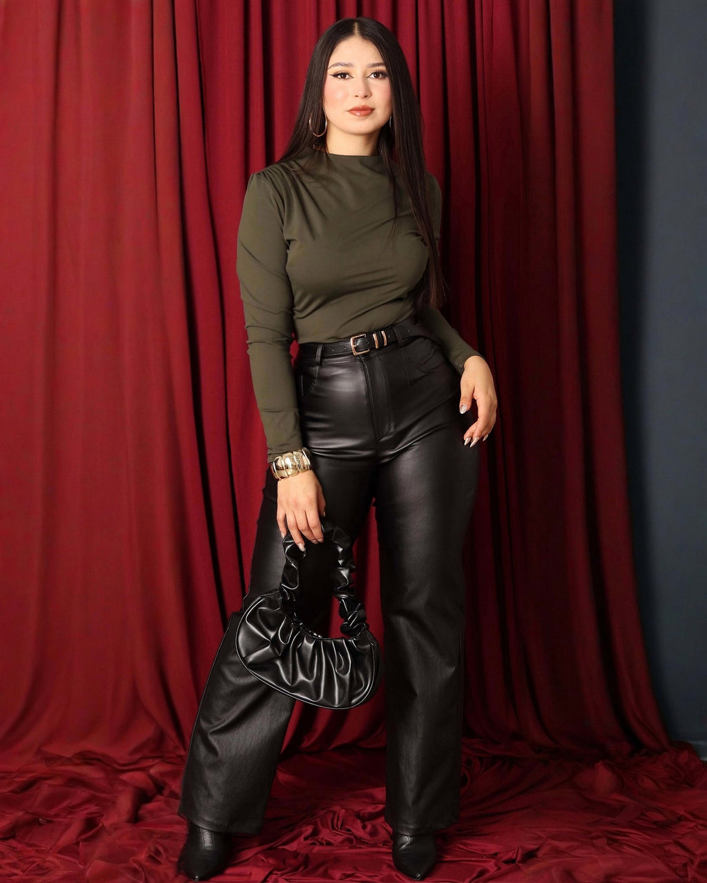 Blusa de Manga Larga para Mujer Elegante Casual - ROXANZ
