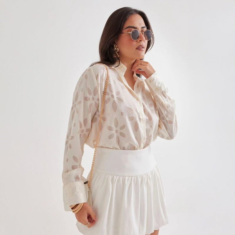 Blusa Floral Transparente - Roxanz