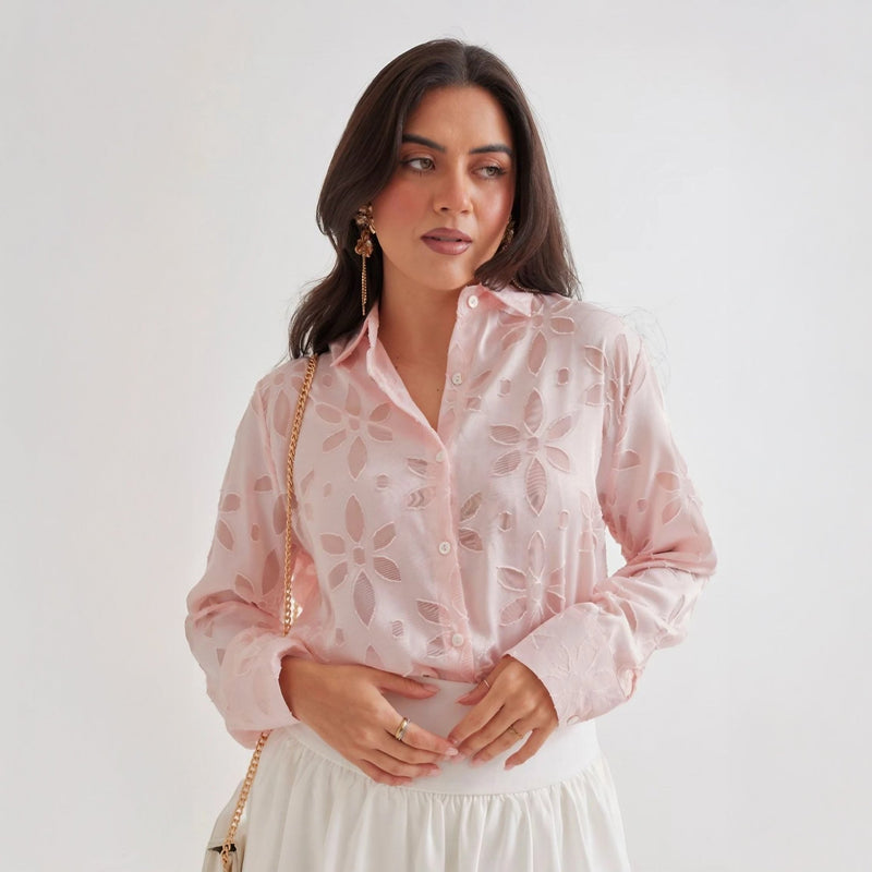 Blusa Floral Transparente - Roxanz