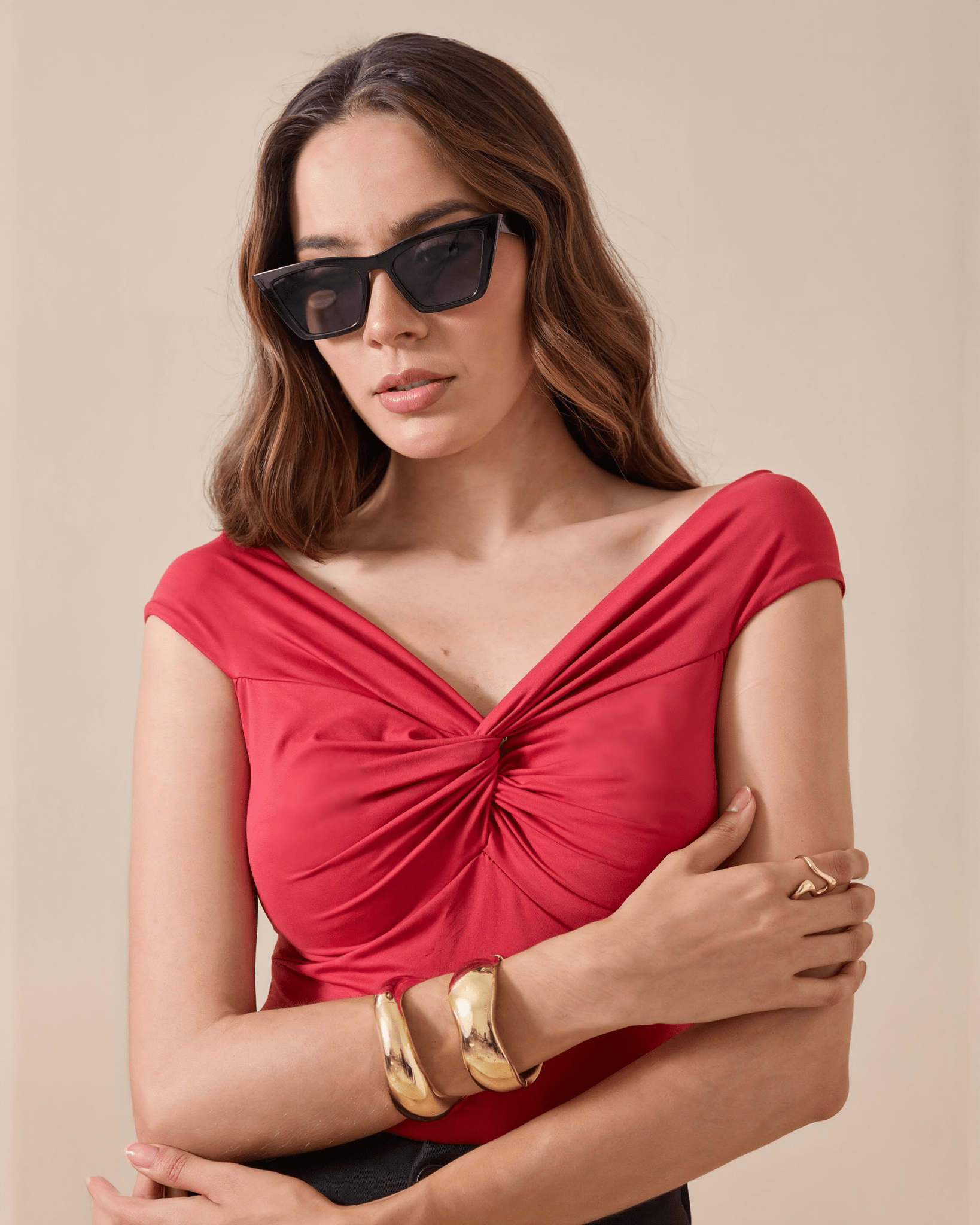 Blusa Licra Con Nudo - ROXANZ