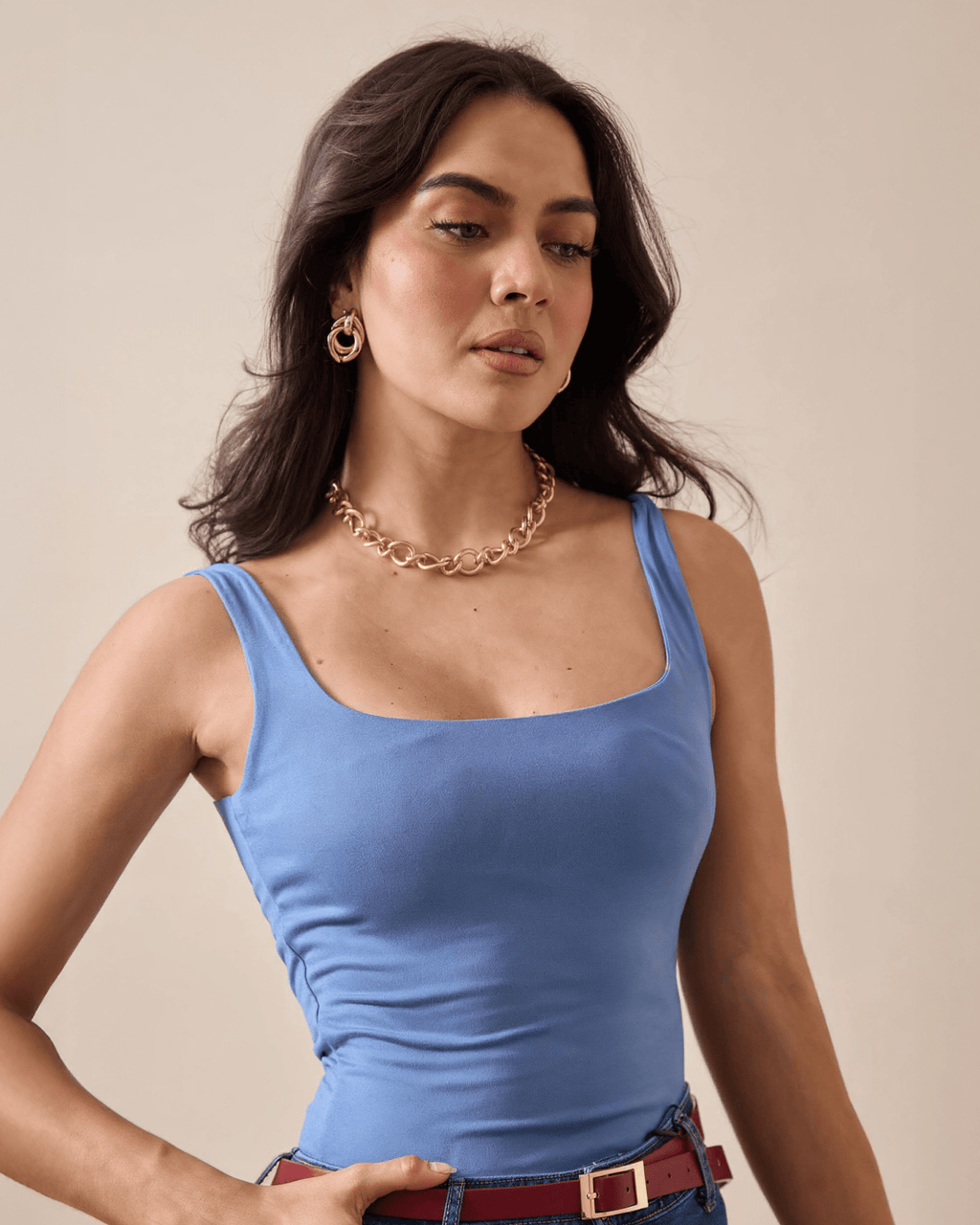Body de Tirantes Escote Cuadrado - ROXANZ