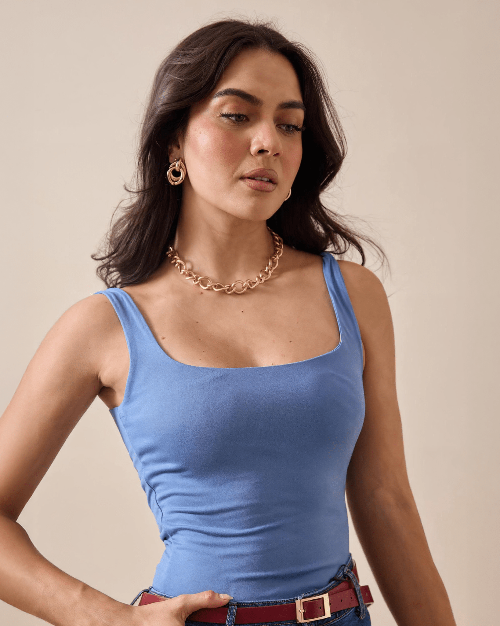 Body de Tirantes Escote Cuadrado - ROXANZ