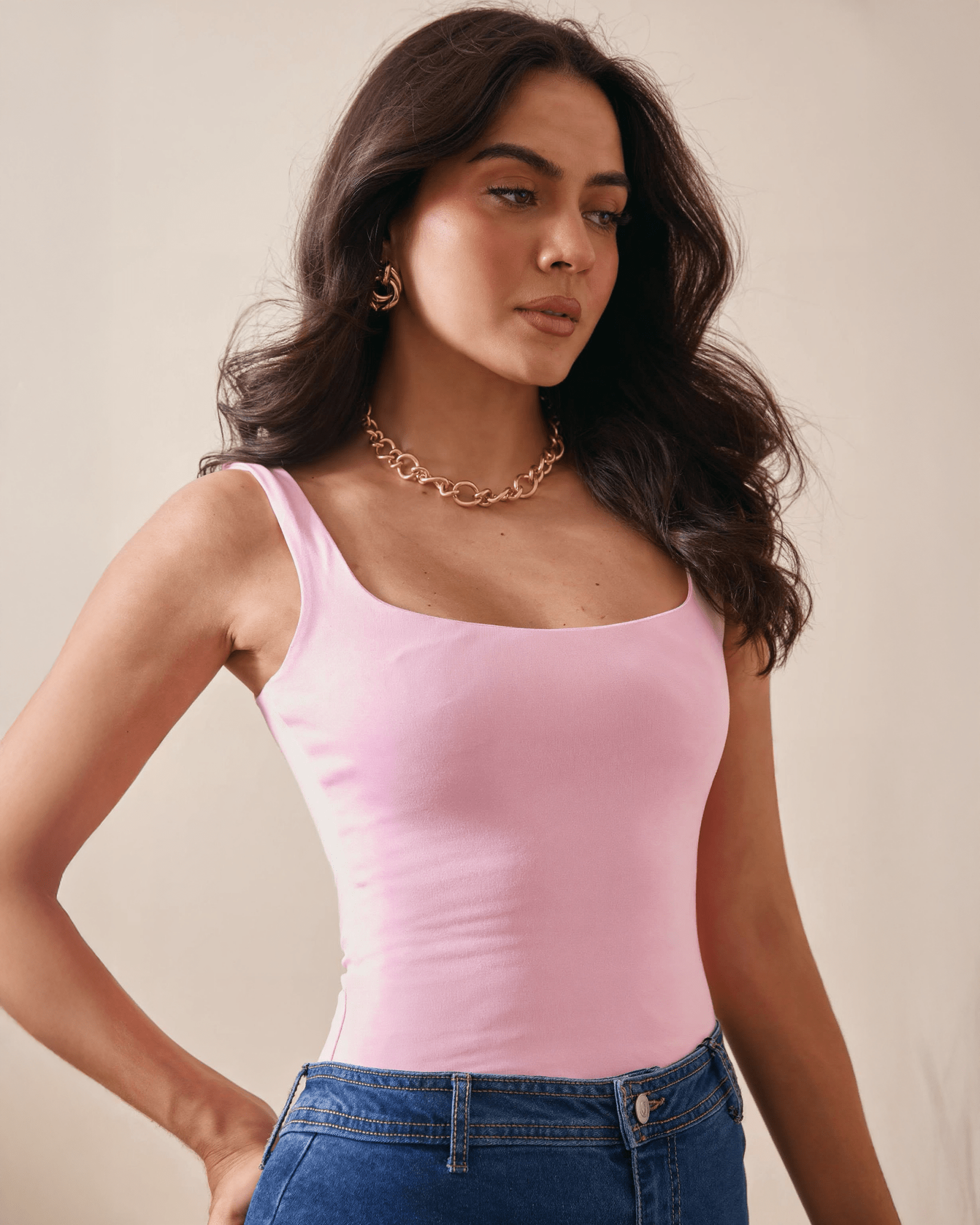 Body de Tirantes Escote Cuadrado - ROXANZ