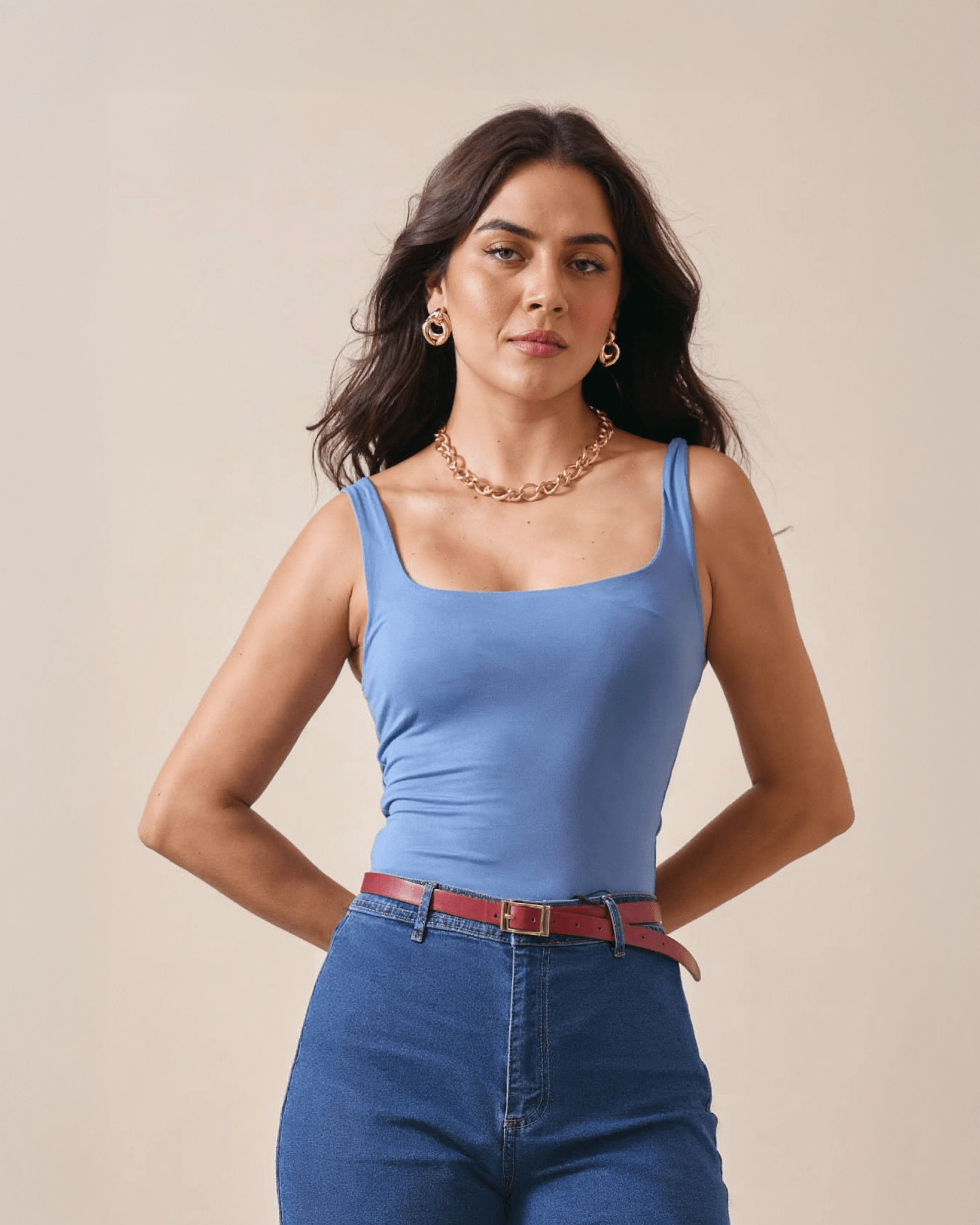Body de Tirantes Escote Cuadrado - ROXANZ