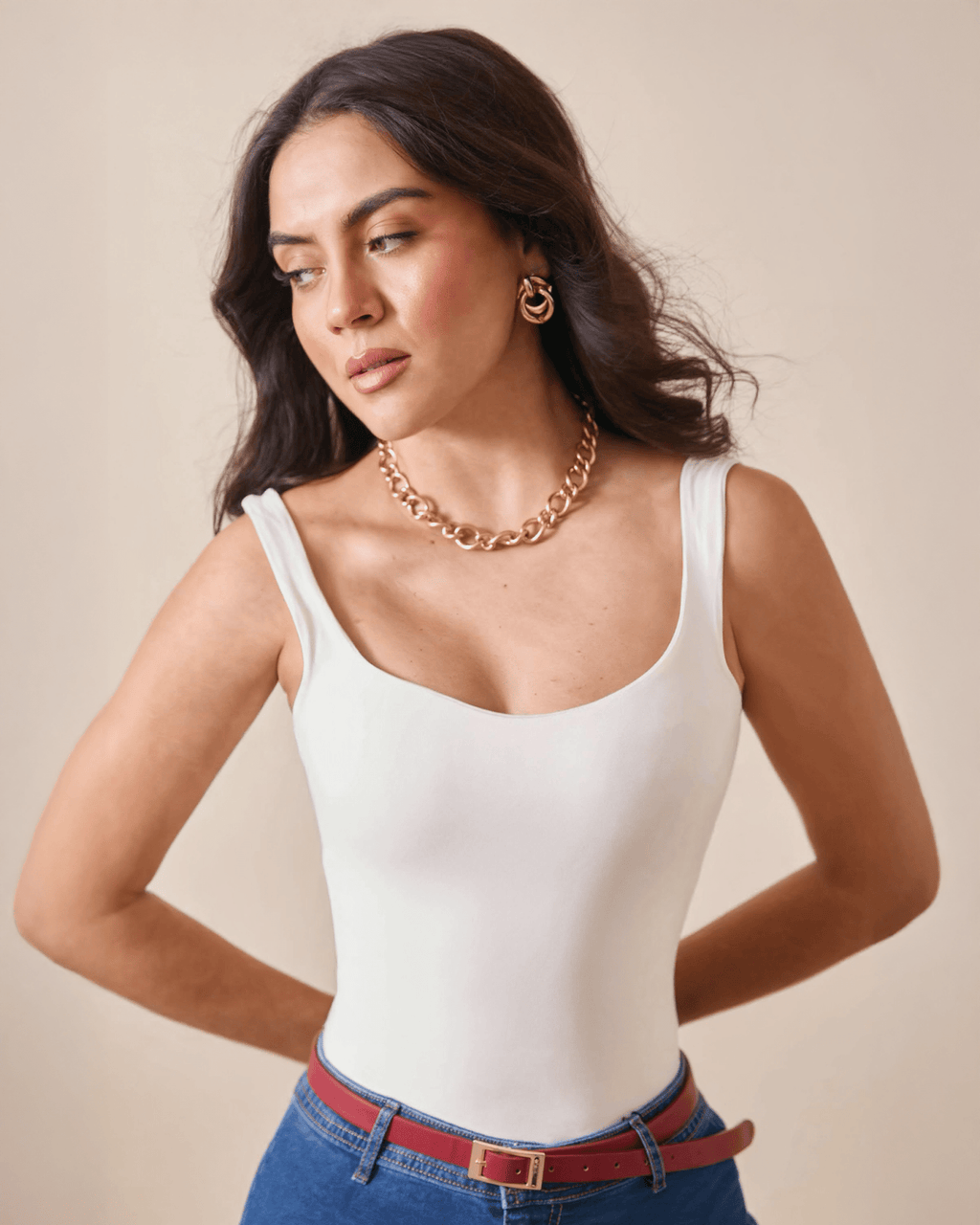 Body de Tirantes Escote Cuadrado - ROXANZ