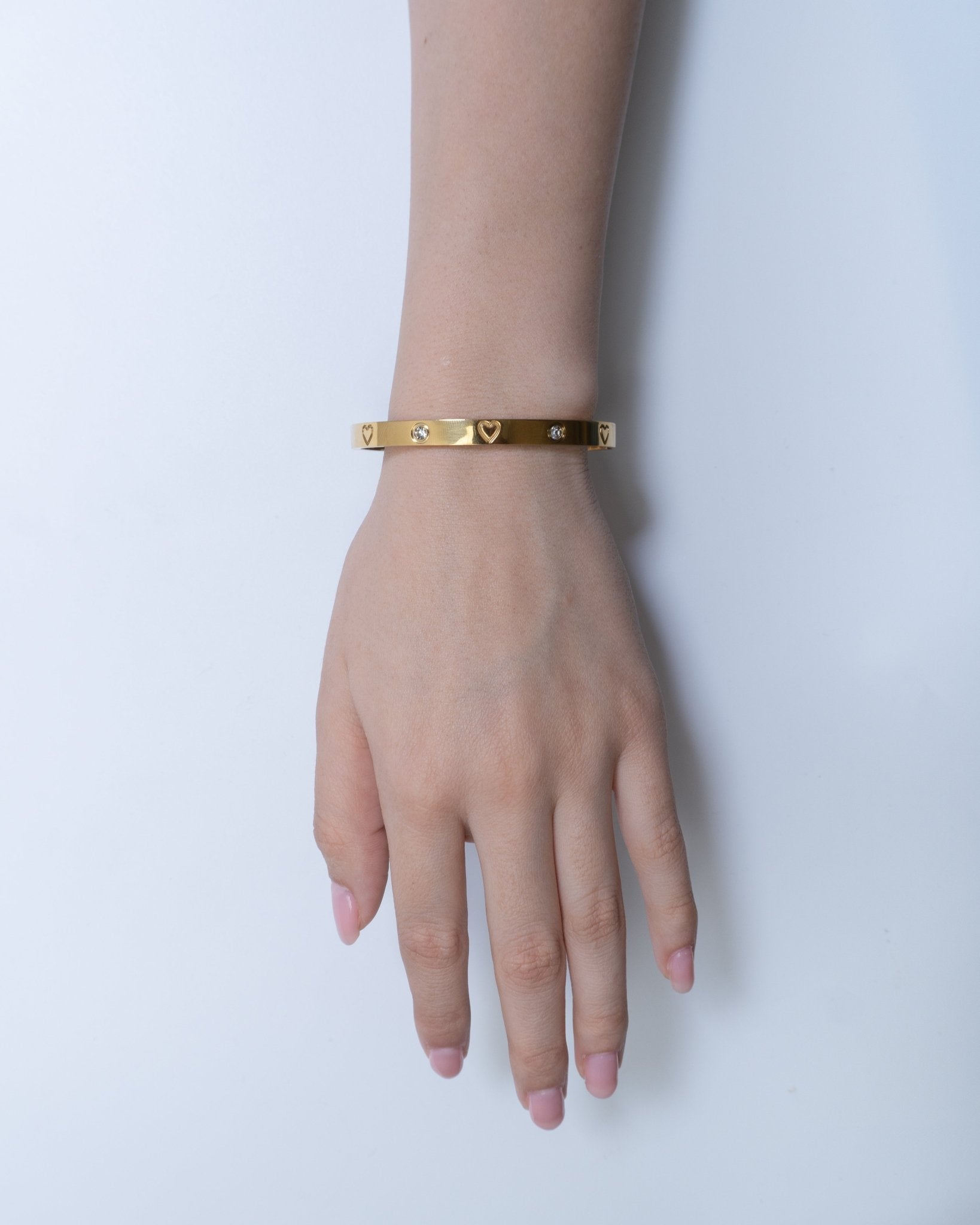 Brazalete de Corazón y Pedreria - Roxanz