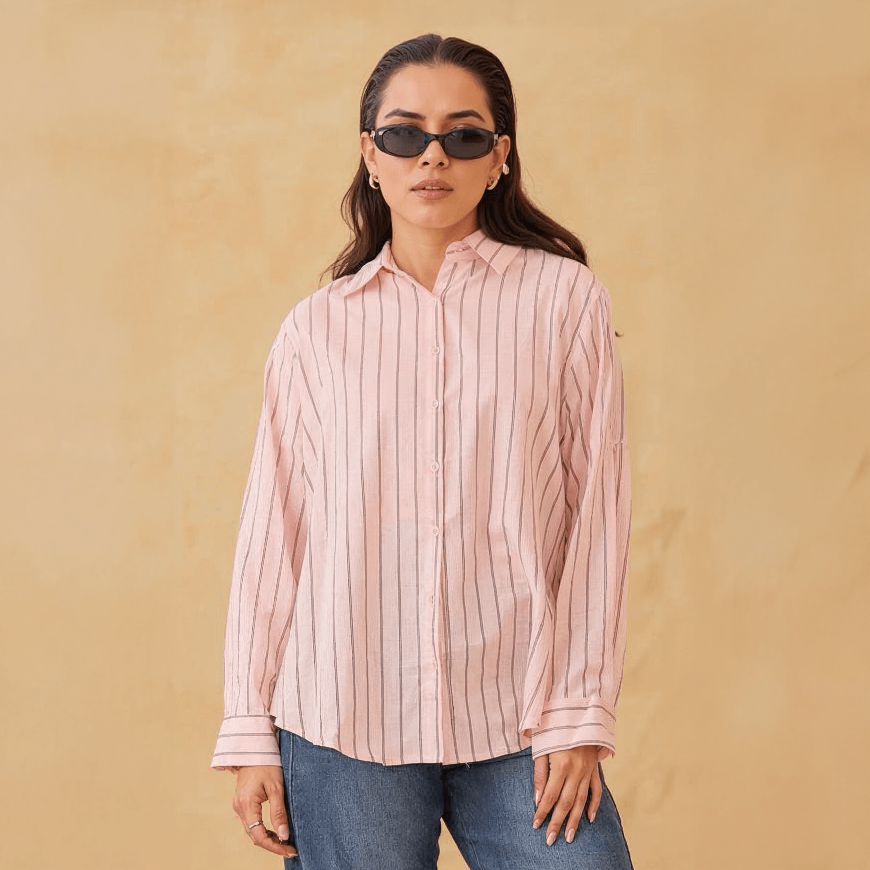 Camisa Casual de Manga Larga para Mujer - ROXANZ