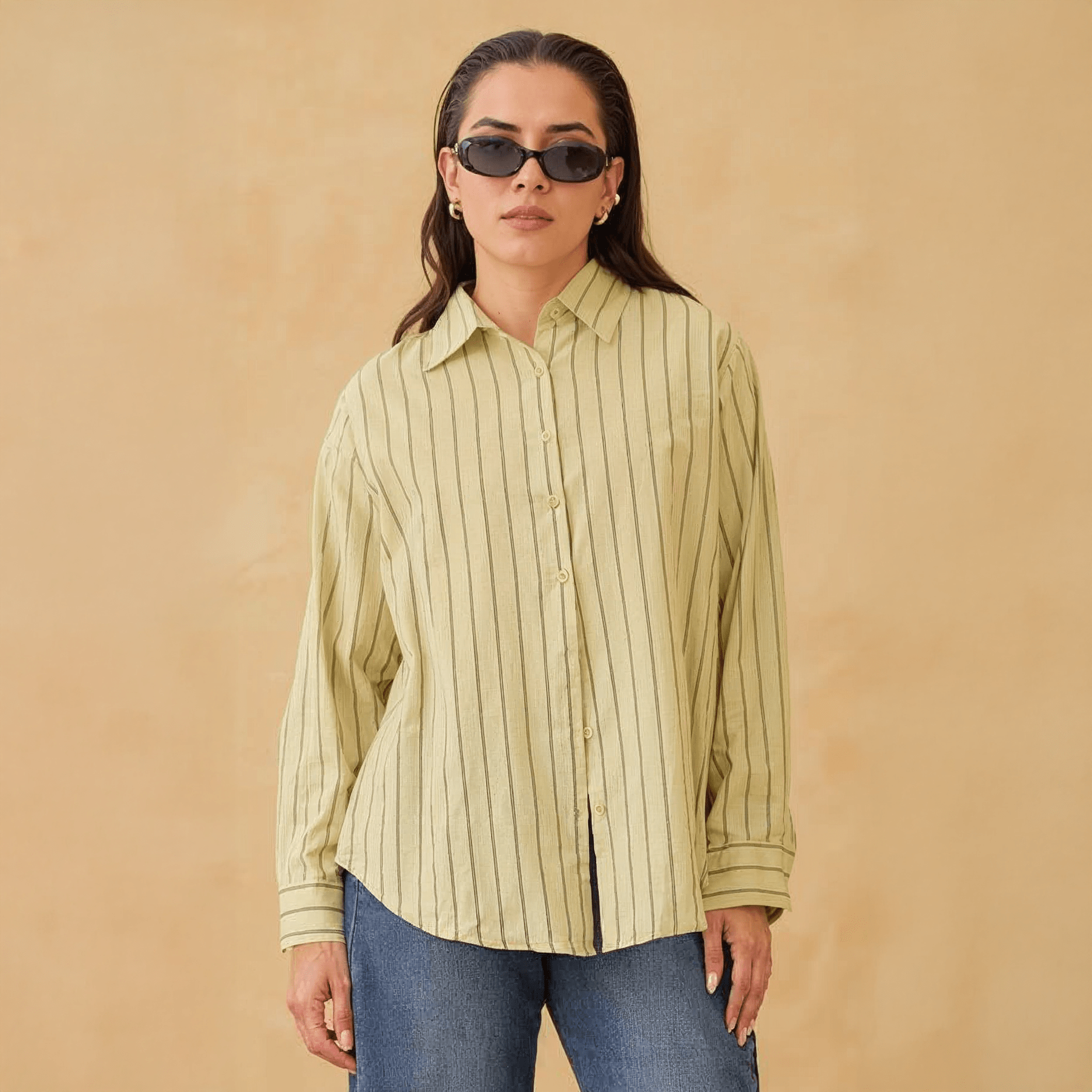 Camisa Casual de Manga Larga para Mujer - ROXANZ