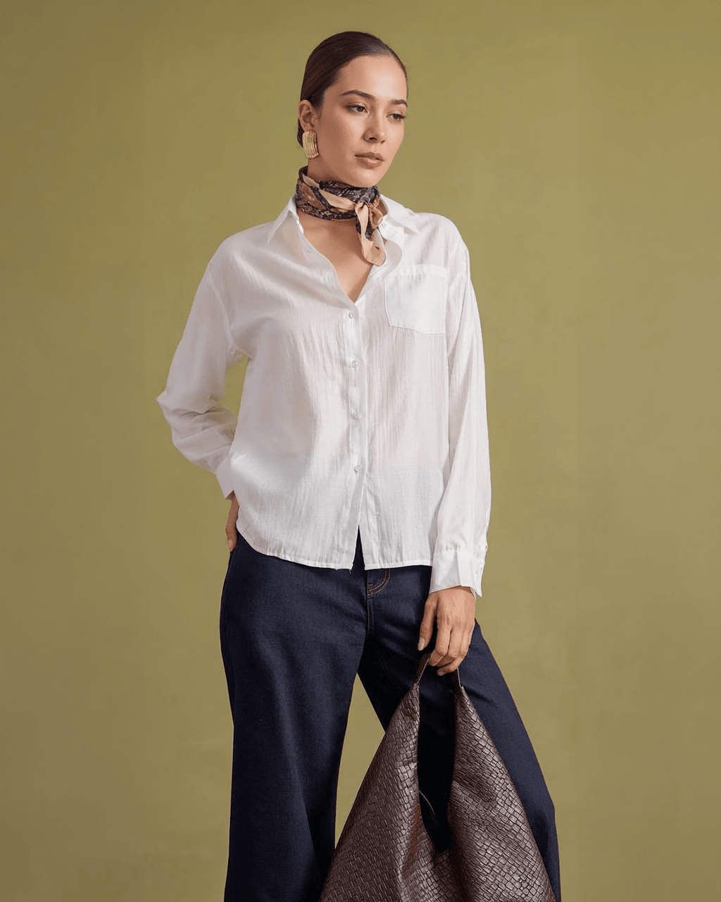 Camisa de Mujer Manga Larga Casual Elegante - ROXANZ
