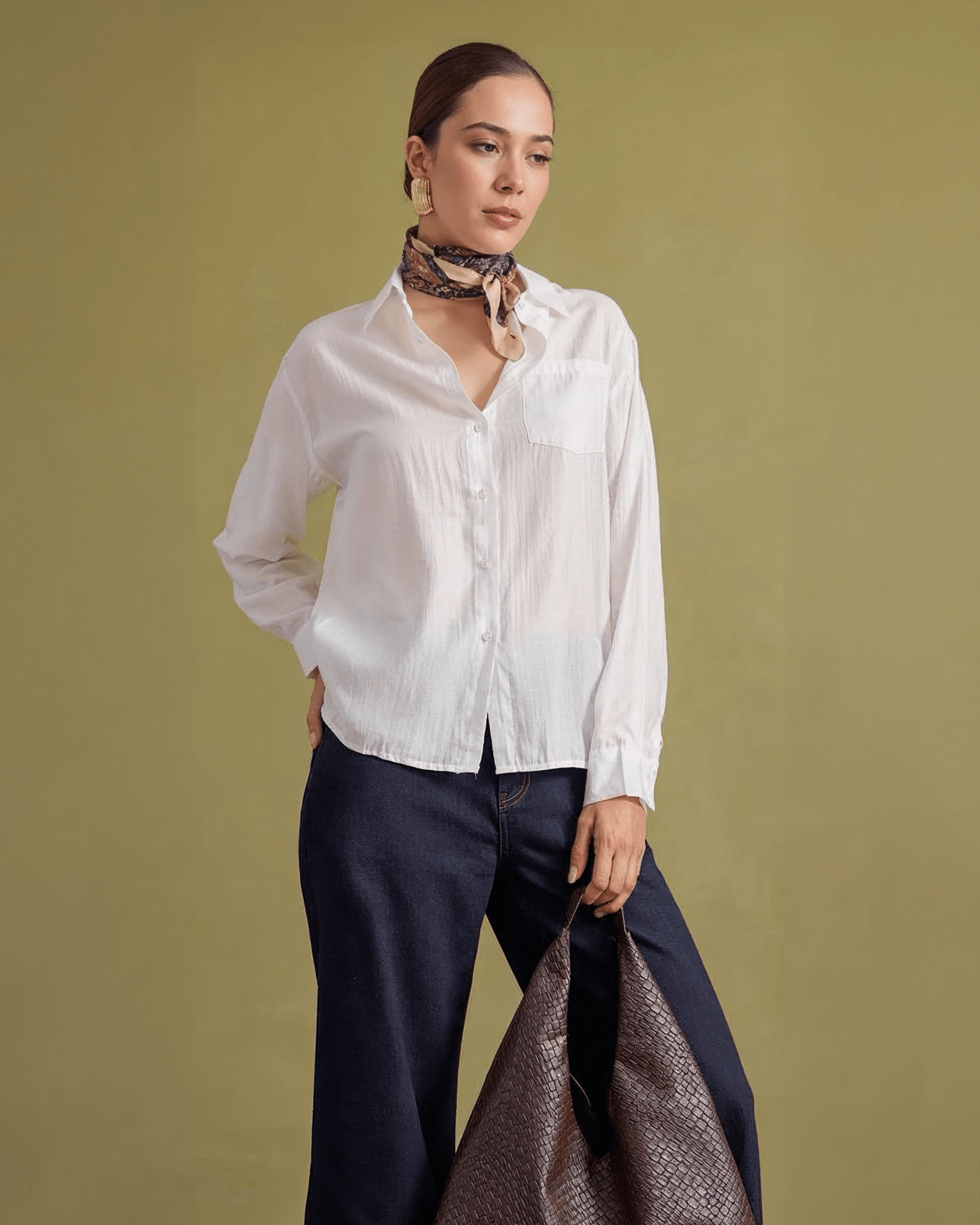 Camisa de Mujer Manga Larga Casual Elegante - ROXANZ