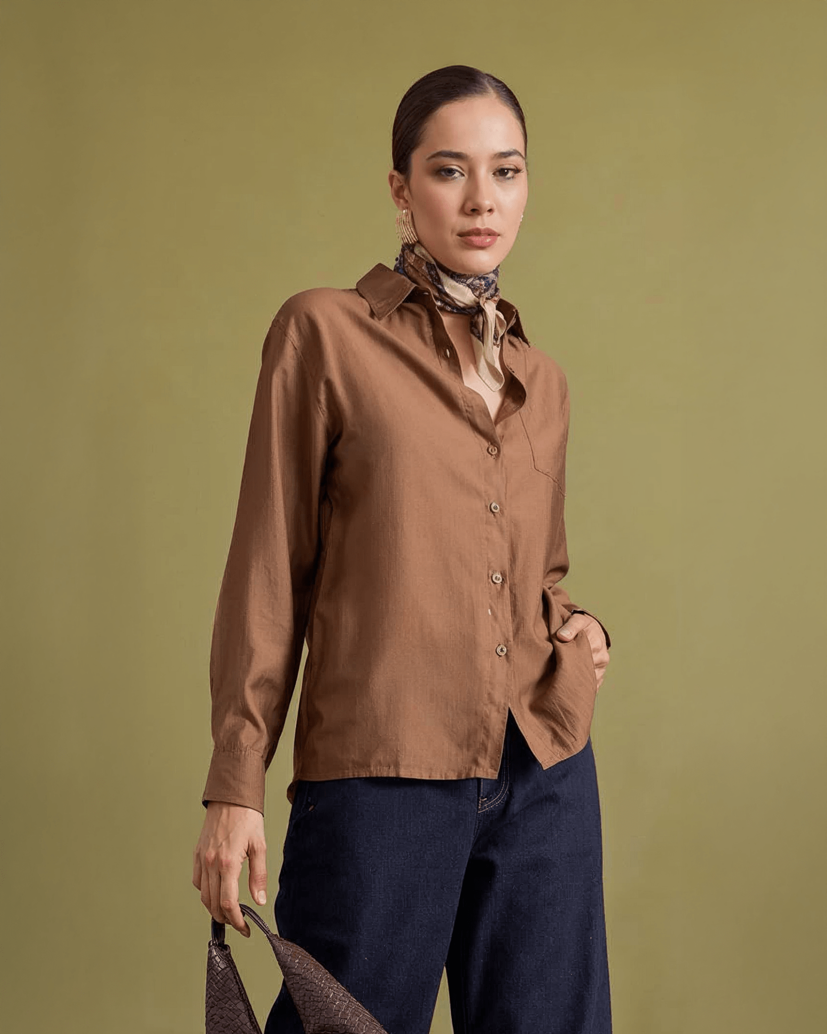 Camisa de Mujer Manga Larga Casual Elegante - ROXANZ