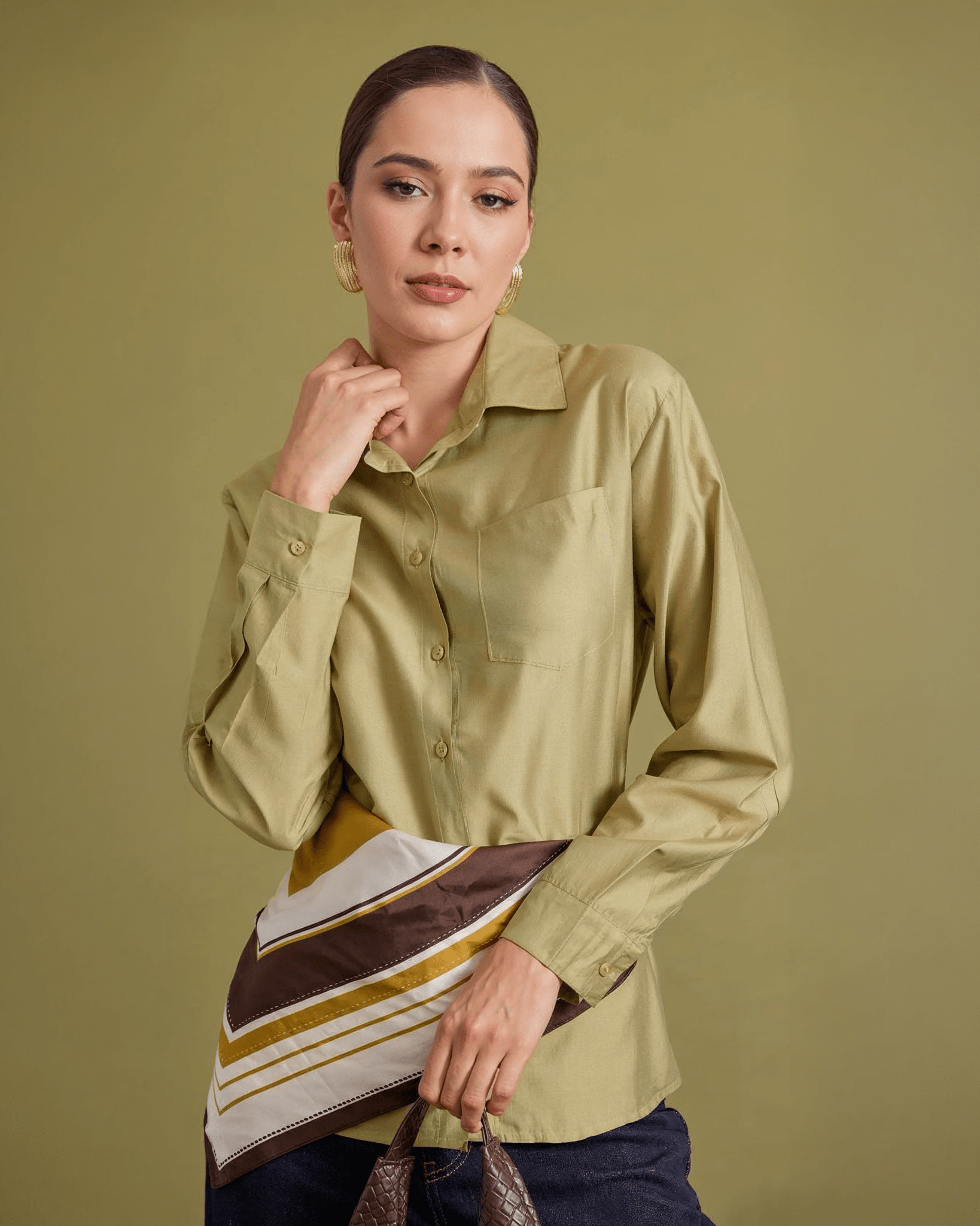 Camisa de Mujer Manga Larga Casual Elegante - ROXANZ