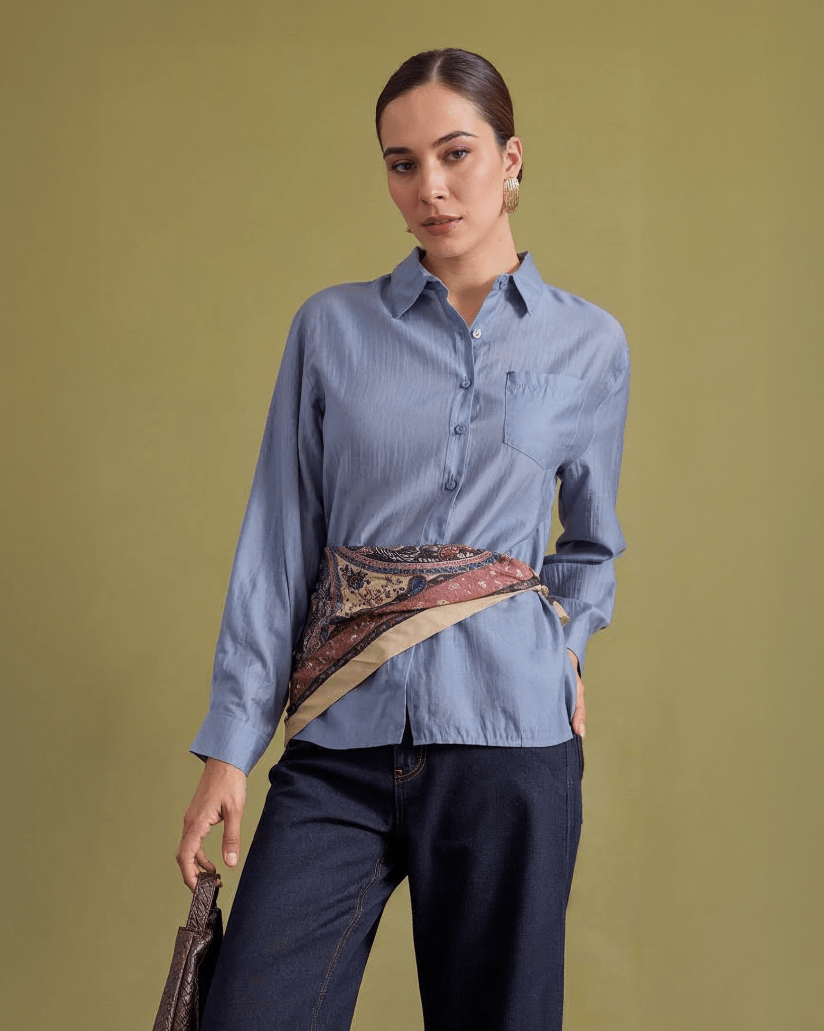 Camisa de Mujer Manga Larga Casual Elegante - ROXANZ