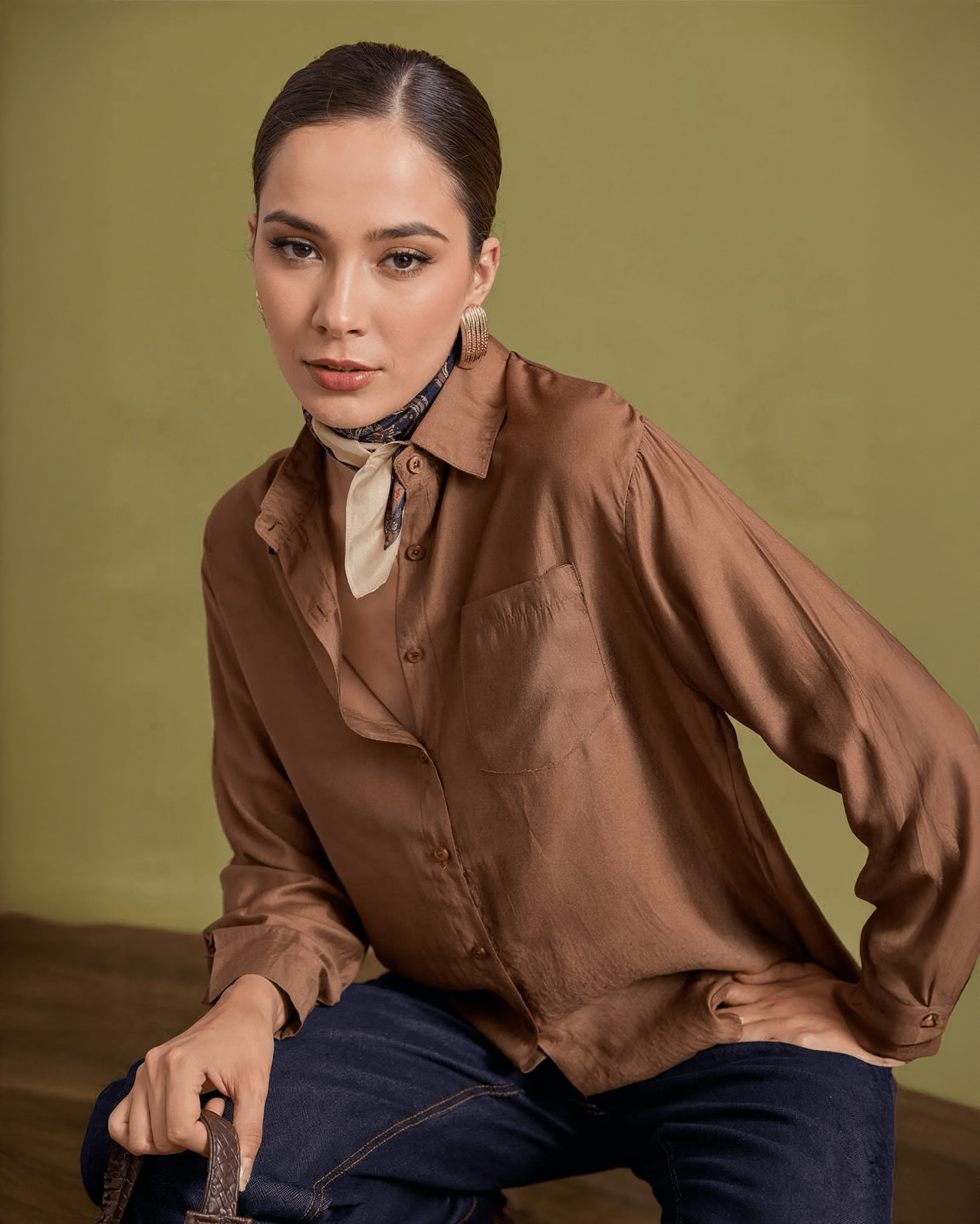 Camisa de Mujer Manga Larga Casual Elegante - ROXANZ