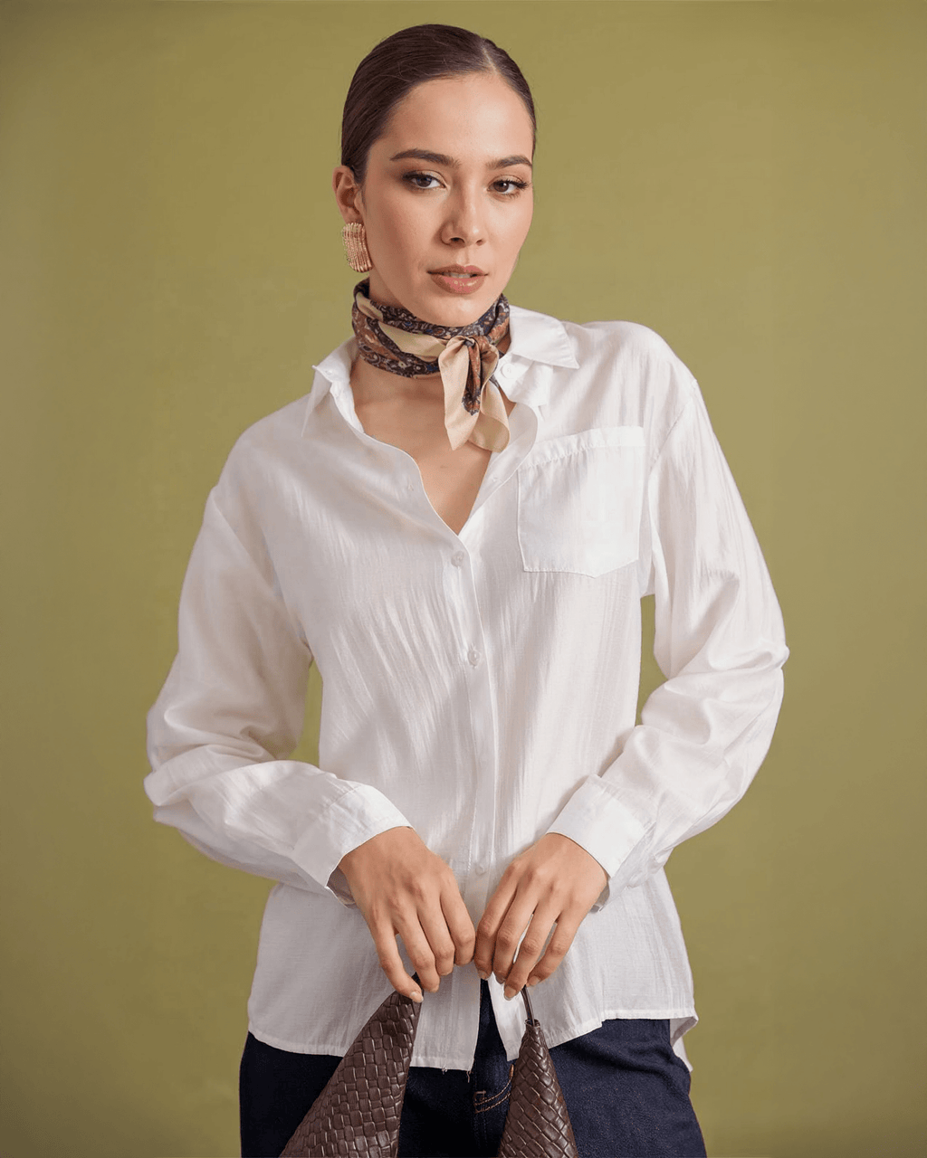 Camisa de Mujer Manga Larga Casual Elegante - ROXANZ
