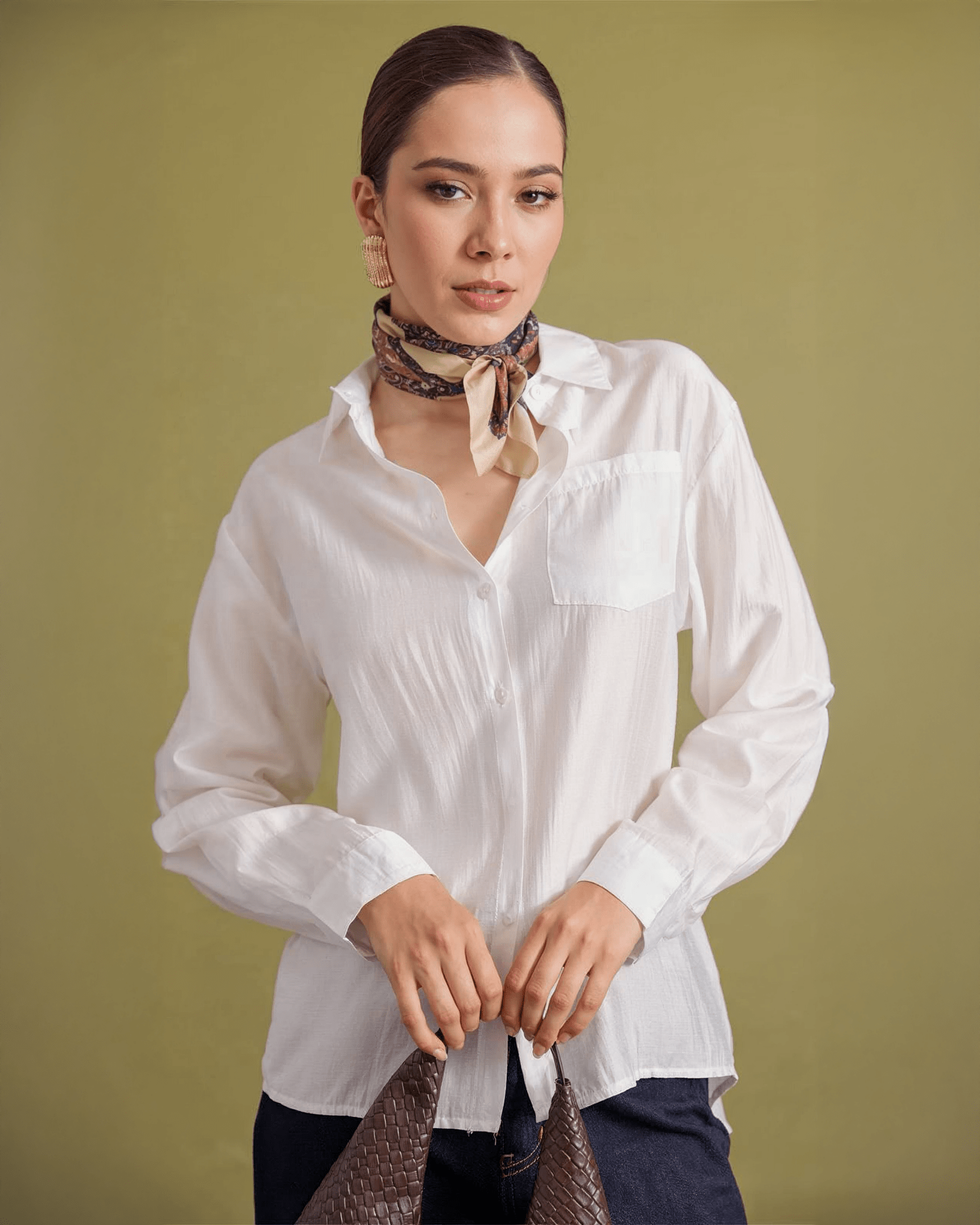 Camisa de Mujer Manga Larga Casual Elegante - ROXANZ