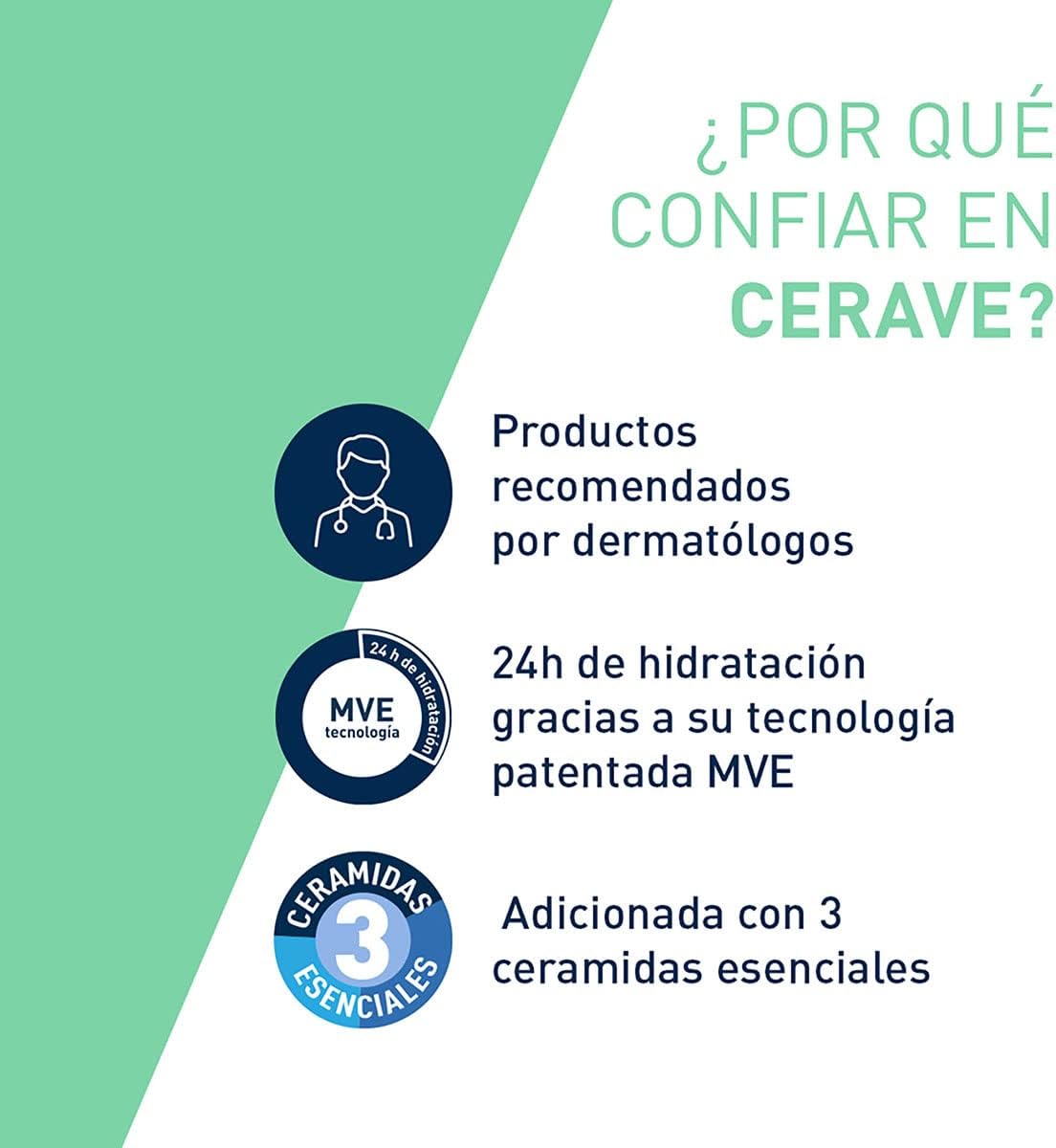 CeraVe Gel Limpiador Espumoso Diario para Piel Mixta, Grasa o con Acné 473ml - Roxanz