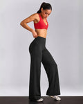 Pantalones Deportivos Fluidos Acampanados