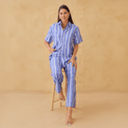 Conjunto Casual de Rayas - ROXANZ