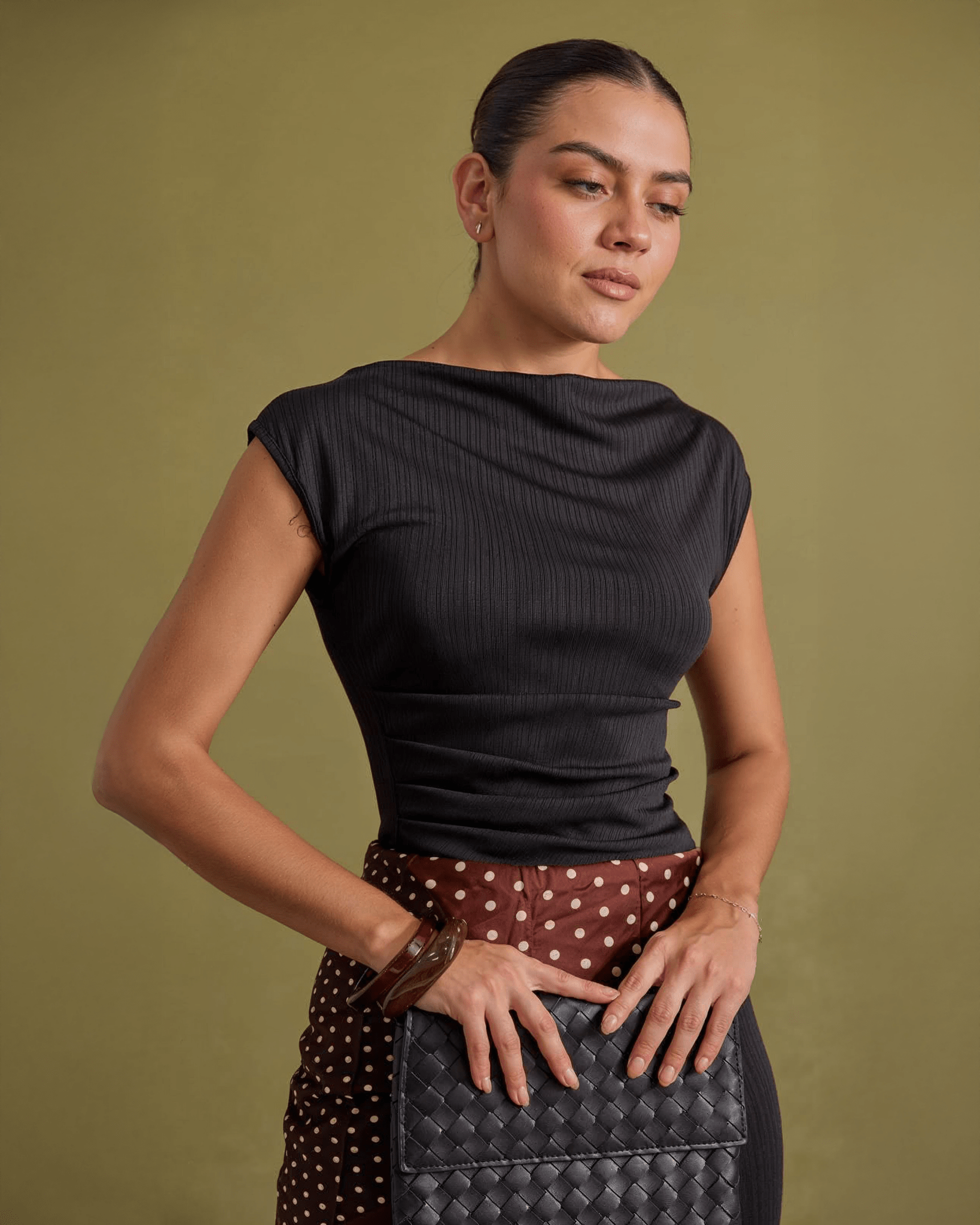 Conjunto Dama Elegante con Pantalón y Blusa de Punto - ROXANZ