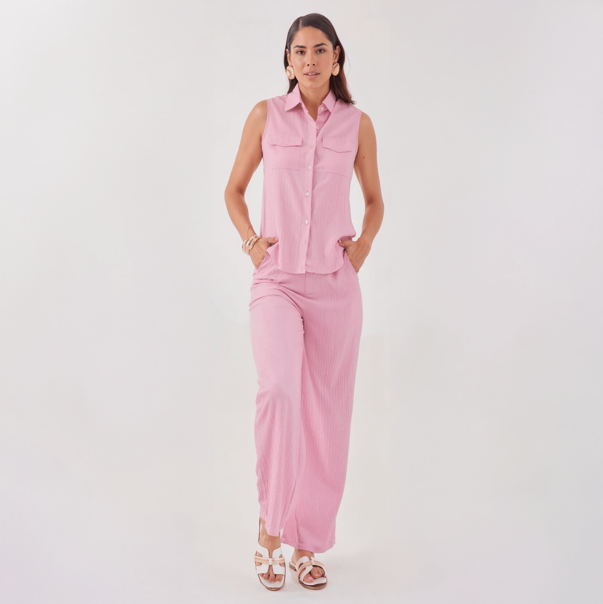 Conjunto de Blusa y Pantalón Ajustable - ROXANZ